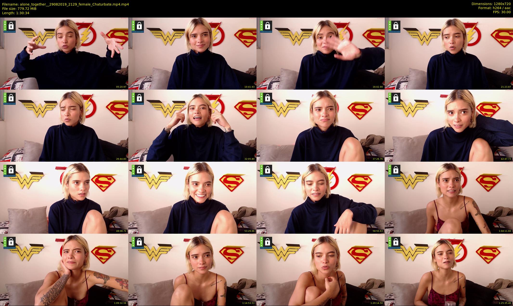 alone_together_ — 91 minute Chaturbate female cam show recording, 720p, Aug 29, 2019