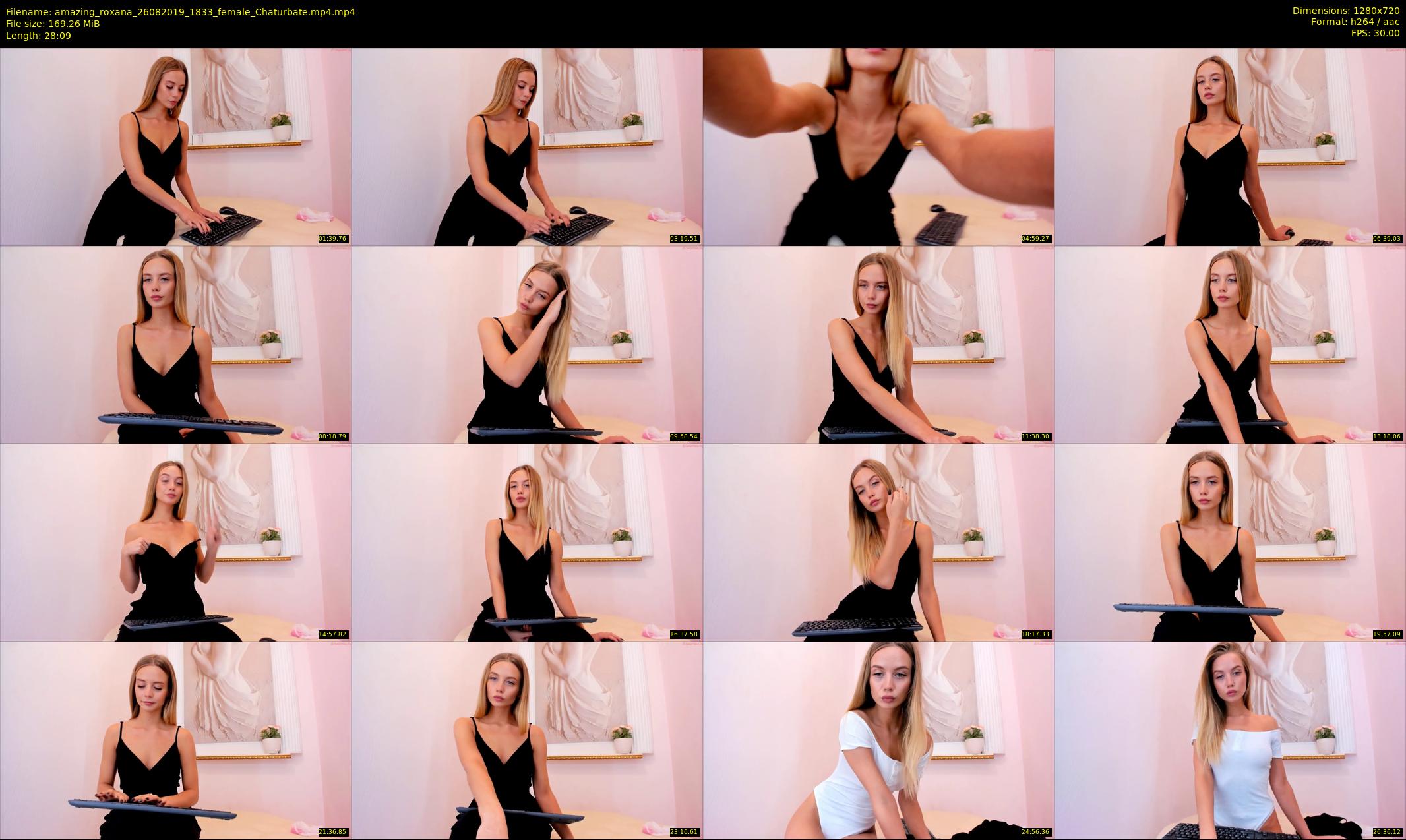 amazing_roxana — 29 minute Chaturbate female cam show recording, 720p, Aug 26, 2019