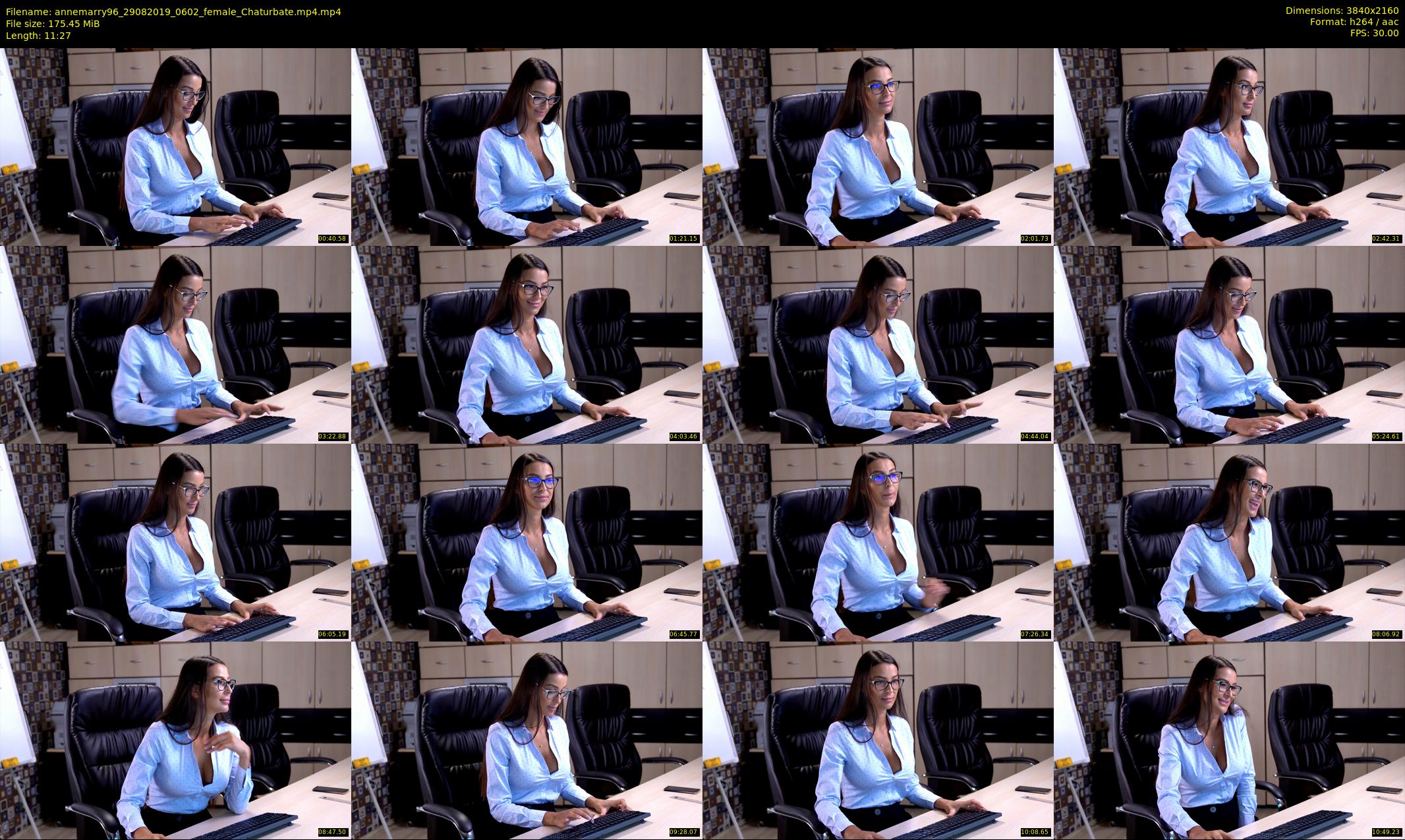 annemarry96 — 12 minute Chaturbate female cam show recording, 4K, Aug 29, 2019