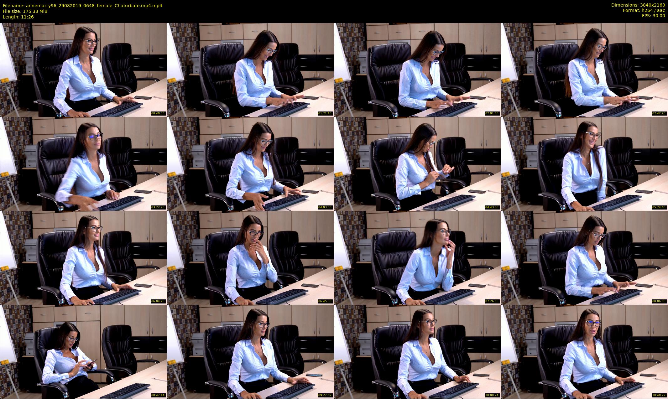 annemarry96 — 12 minute Chaturbate female cam show recording, 4K, Aug 29, 2019