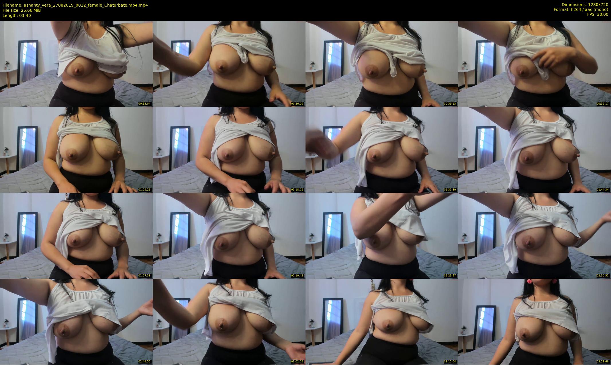 ashanty_vera — 4 minute Chaturbate couple cam show recording, 720p, Aug 27, 2019