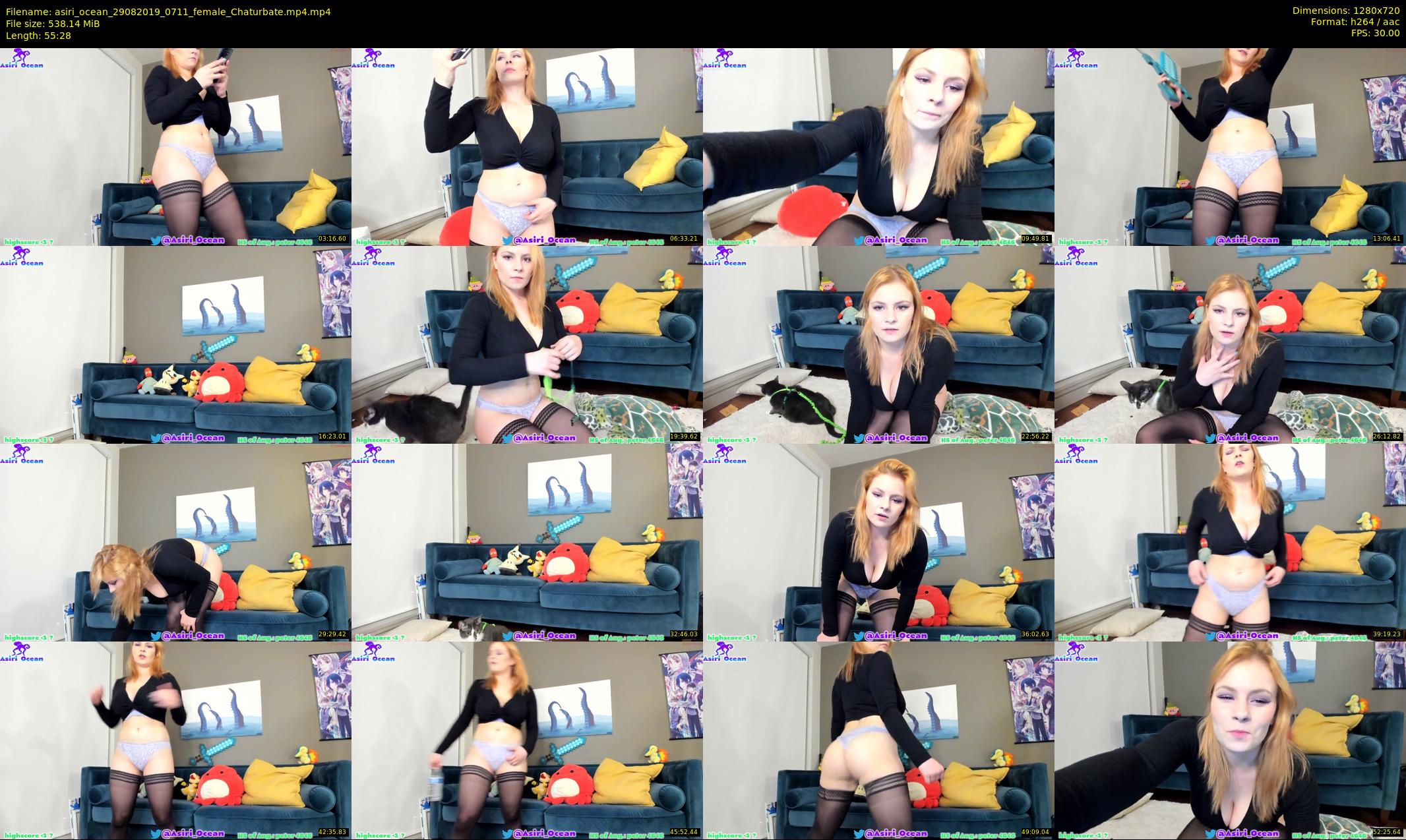 asiri_ocean — 56 minute Chaturbate female cam show recording, 720p, Aug 29, 2019