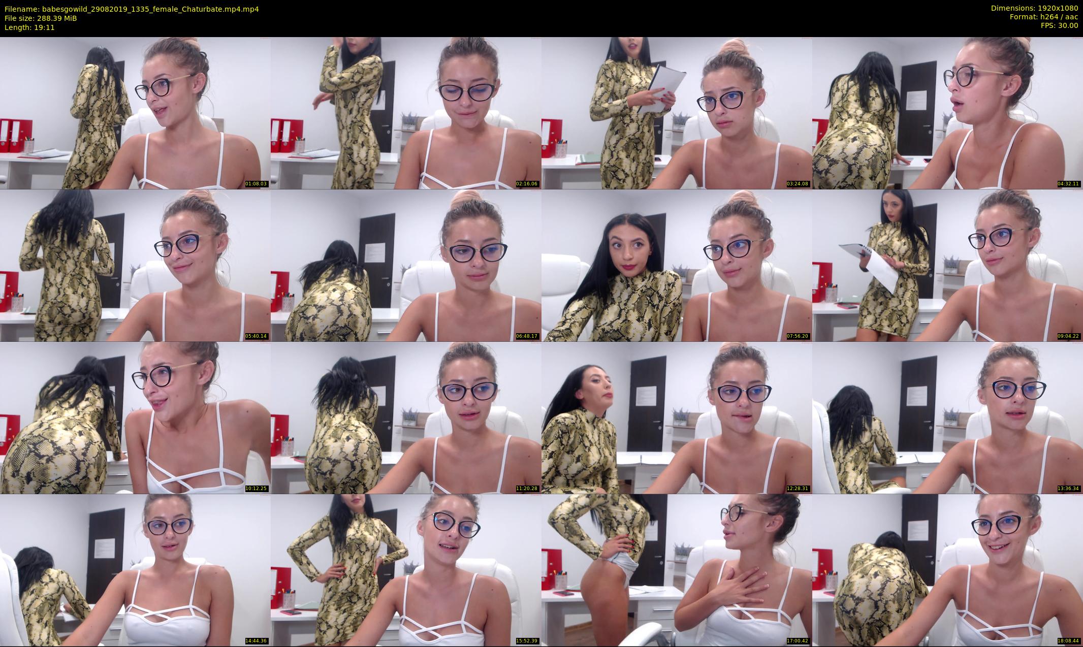 babesgowild — 20 minute Chaturbate couple cam show recording, 1080p, Aug 29, 2019