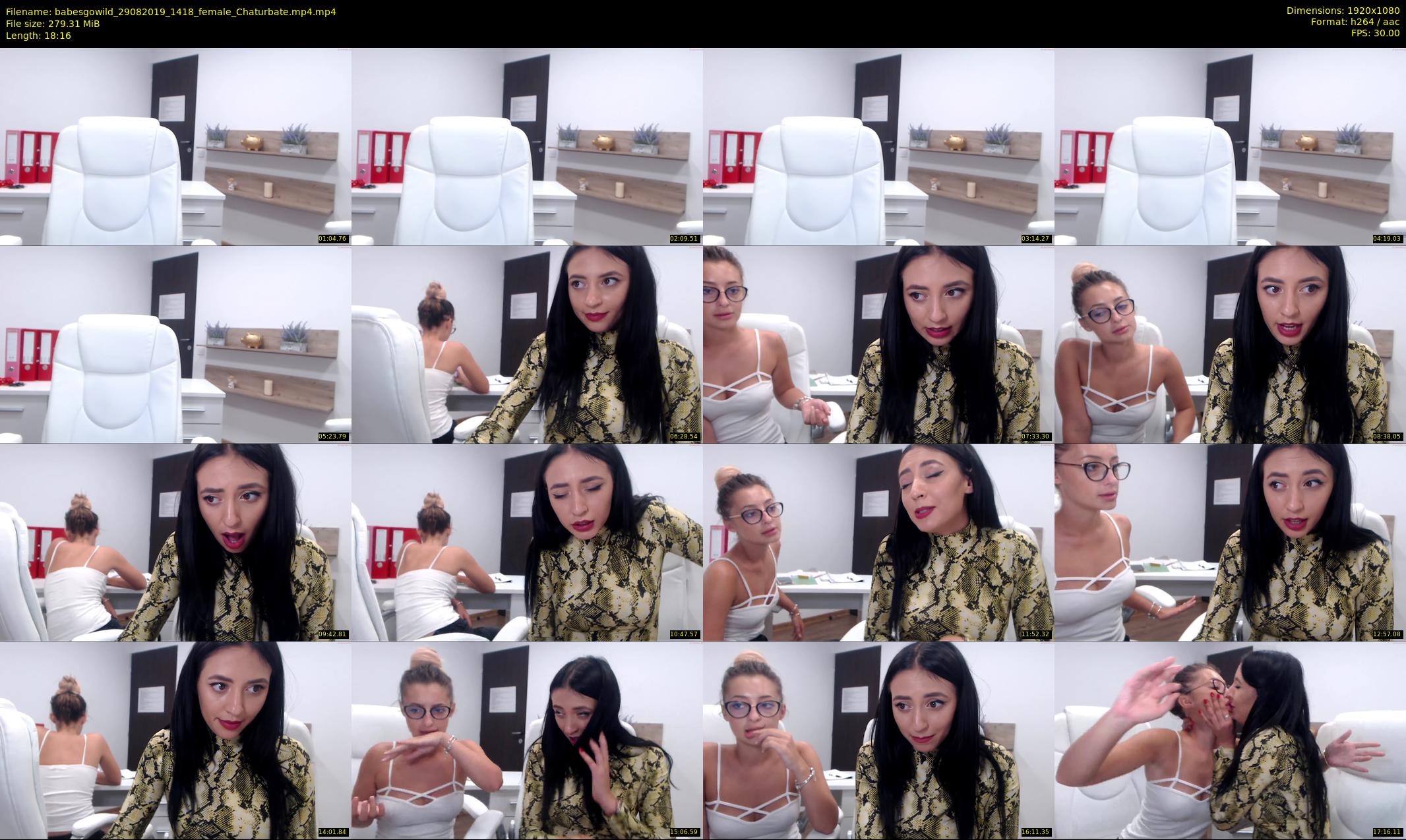 babesgowild — 19 minute Chaturbate couple cam show recording, 1080p, Aug 29, 2019