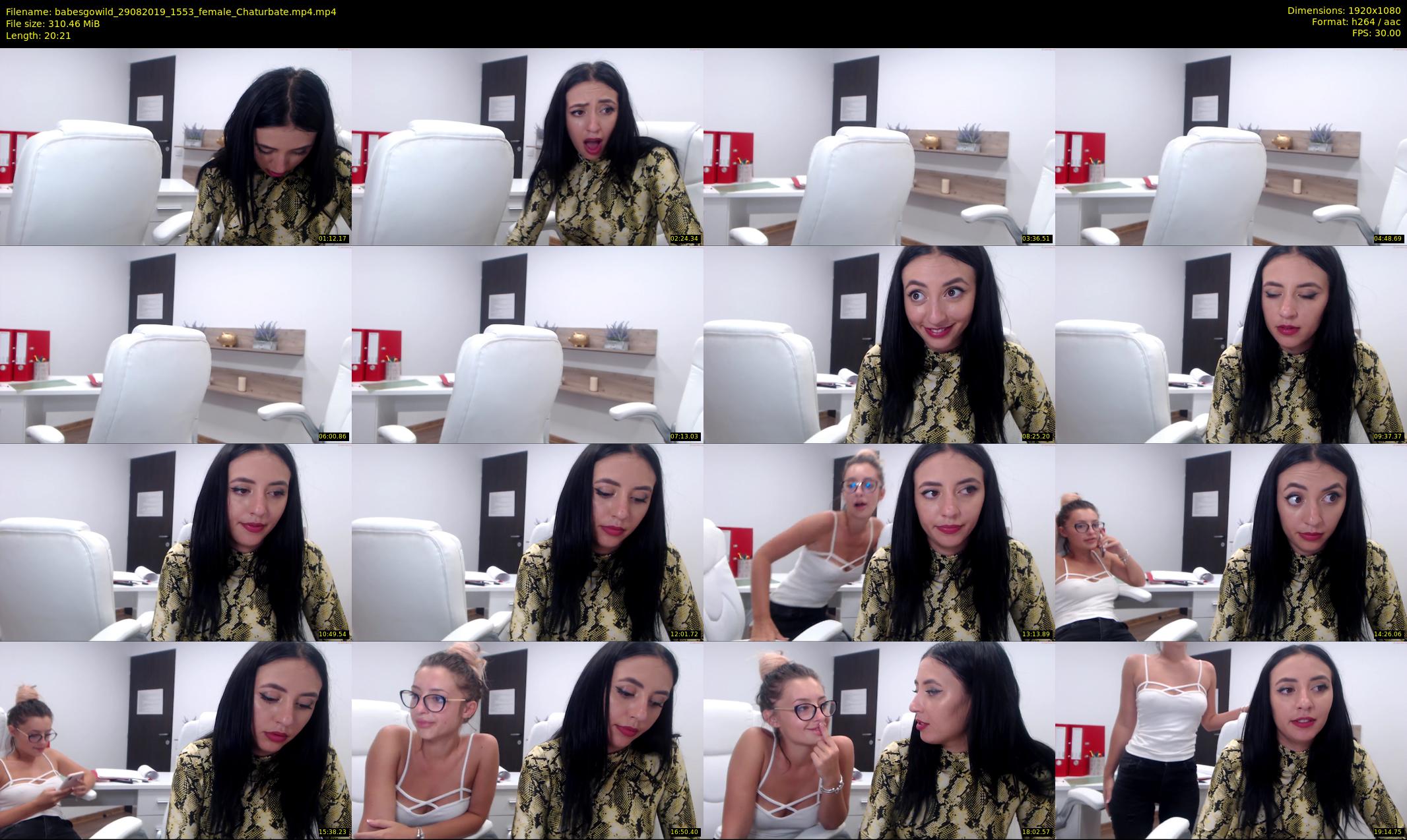 babesgowild — 21 minute Chaturbate couple cam show recording, 1080p, Aug 29, 2019