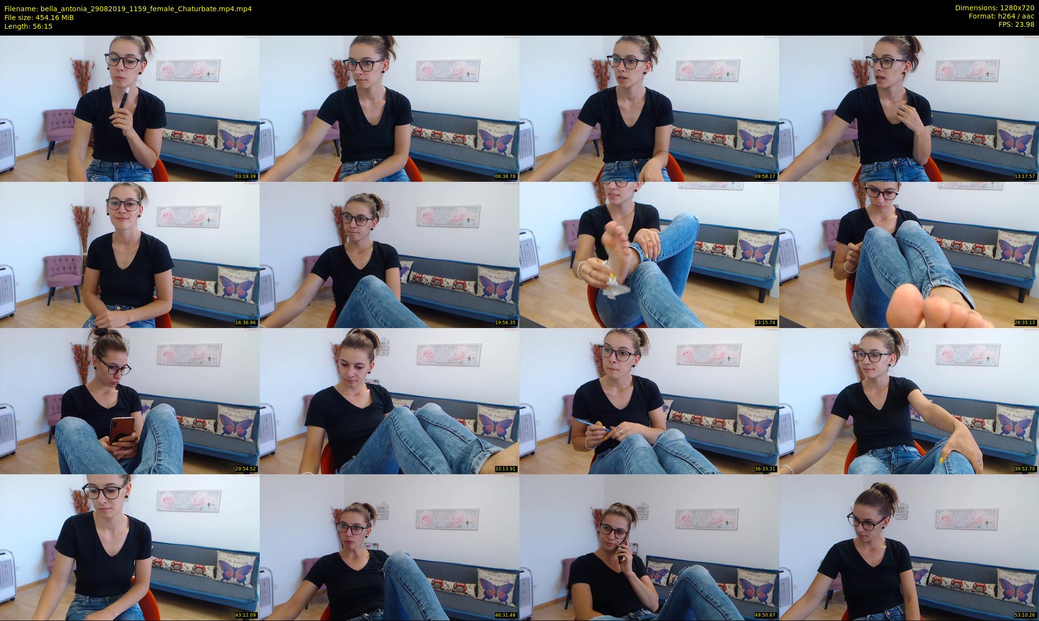 bella_antonia — 57 minute Chaturbate female cam show recording, 720p, Aug 29, 2019