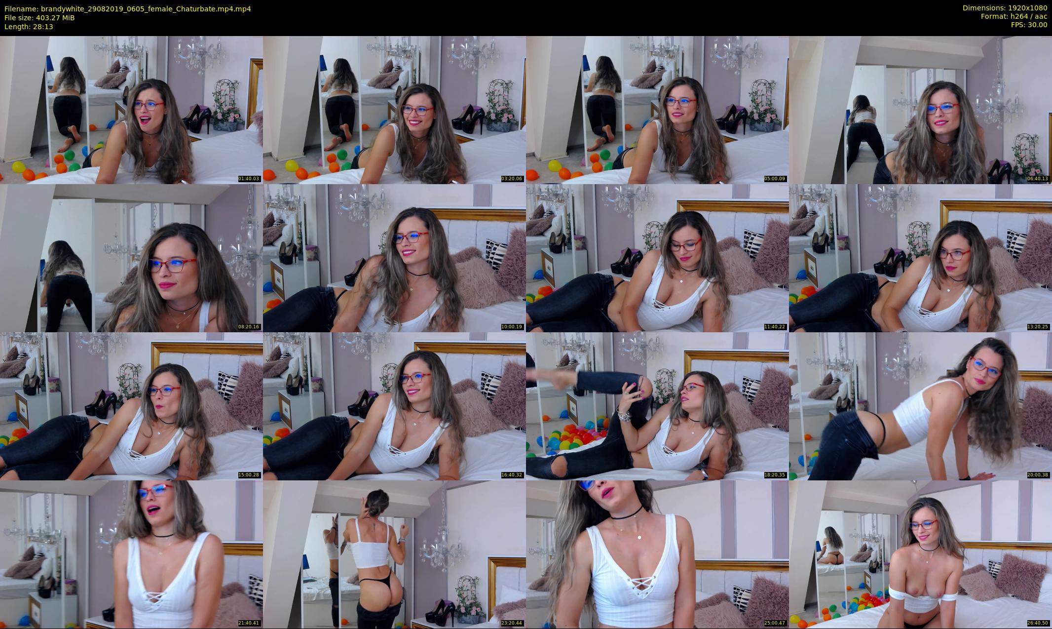 brandywhite — 29 minute Chaturbate female cam show recording, 1080p, Aug 29, 2019
