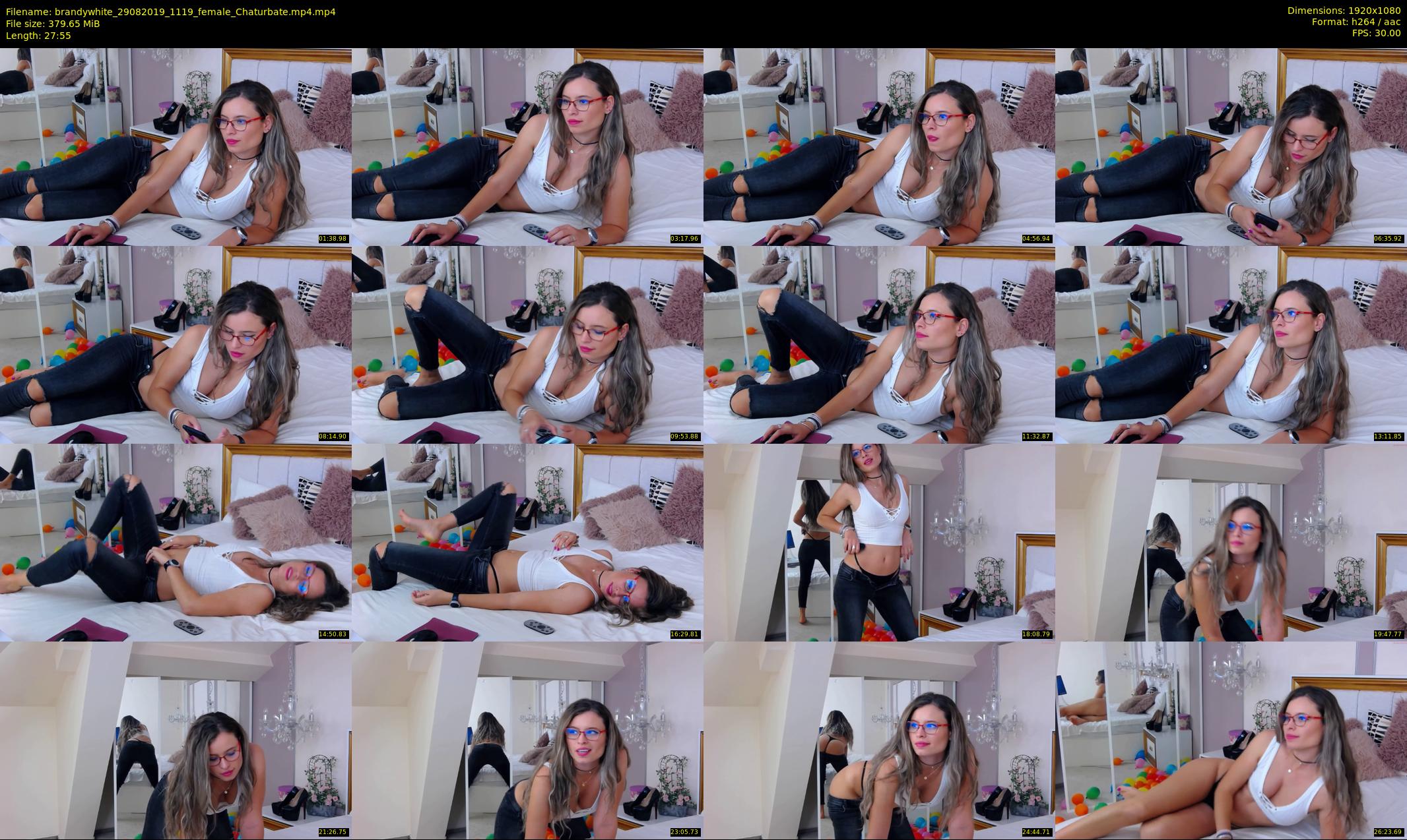 brandywhite — 28 minute Chaturbate female cam show recording, 1080p, Aug 29, 2019