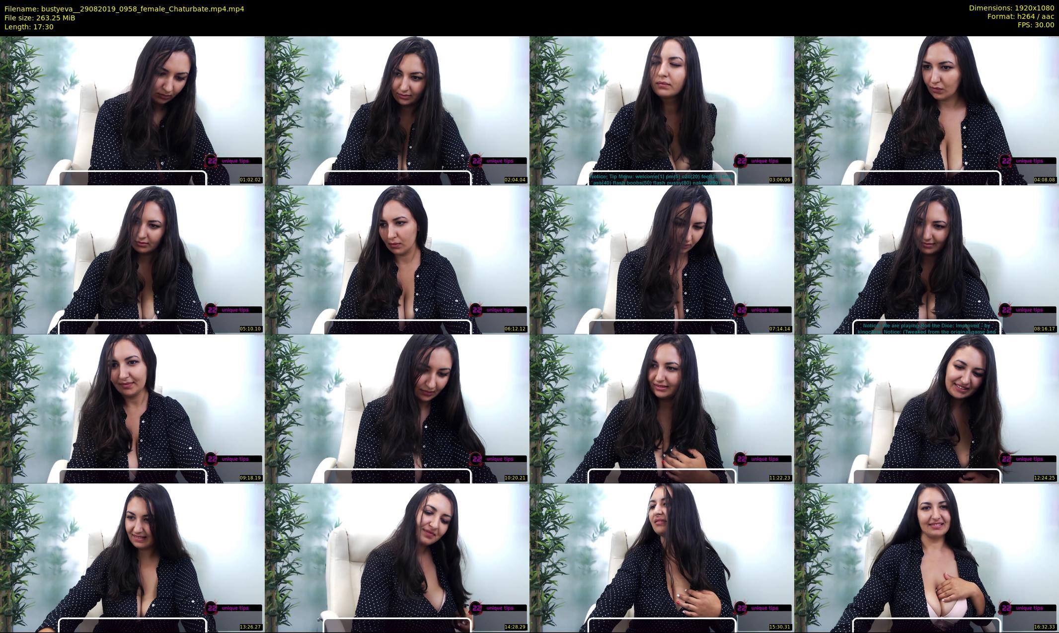 bustyeva_ — 18 minute Chaturbate female cam show recording, 1080p, Aug 29, 2019