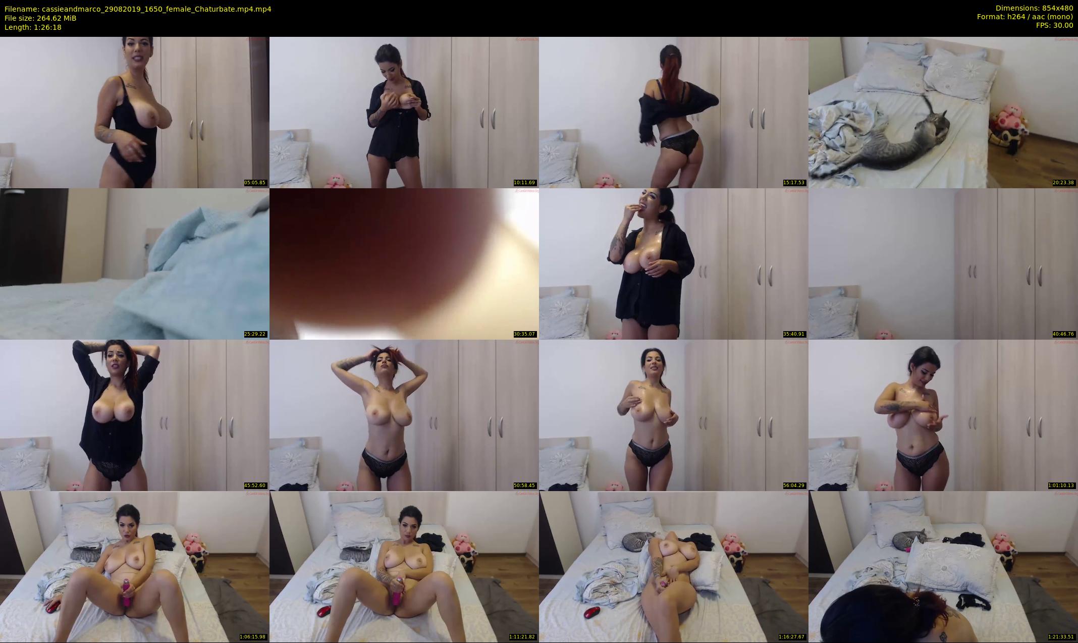 cassieandmarco — 87 minute Chaturbate female cam show recording, 480p, Aug 29, 2019