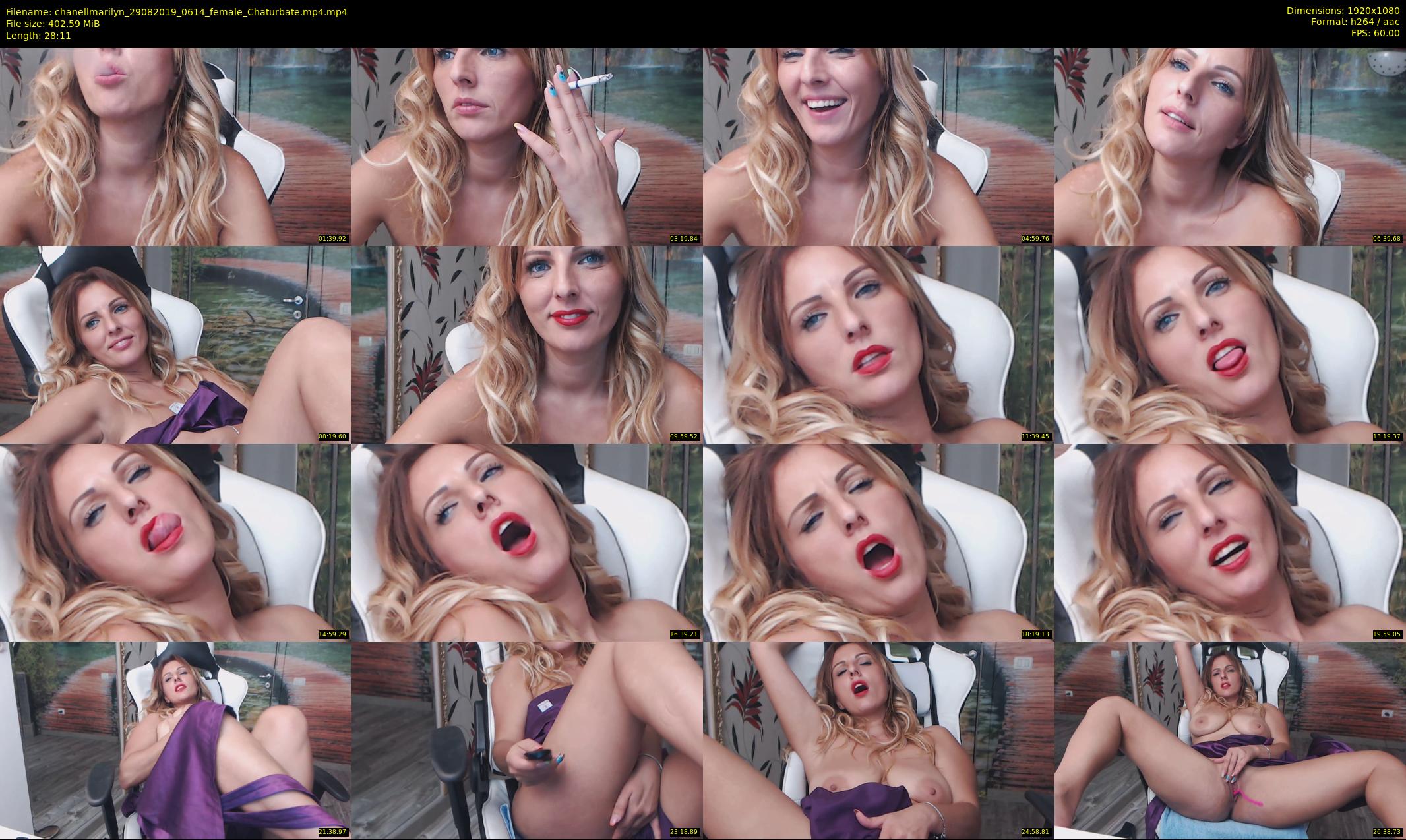 chanellmarilyn — 29 minute Chaturbate female cam show recording, 1080p, Aug 29, 2019