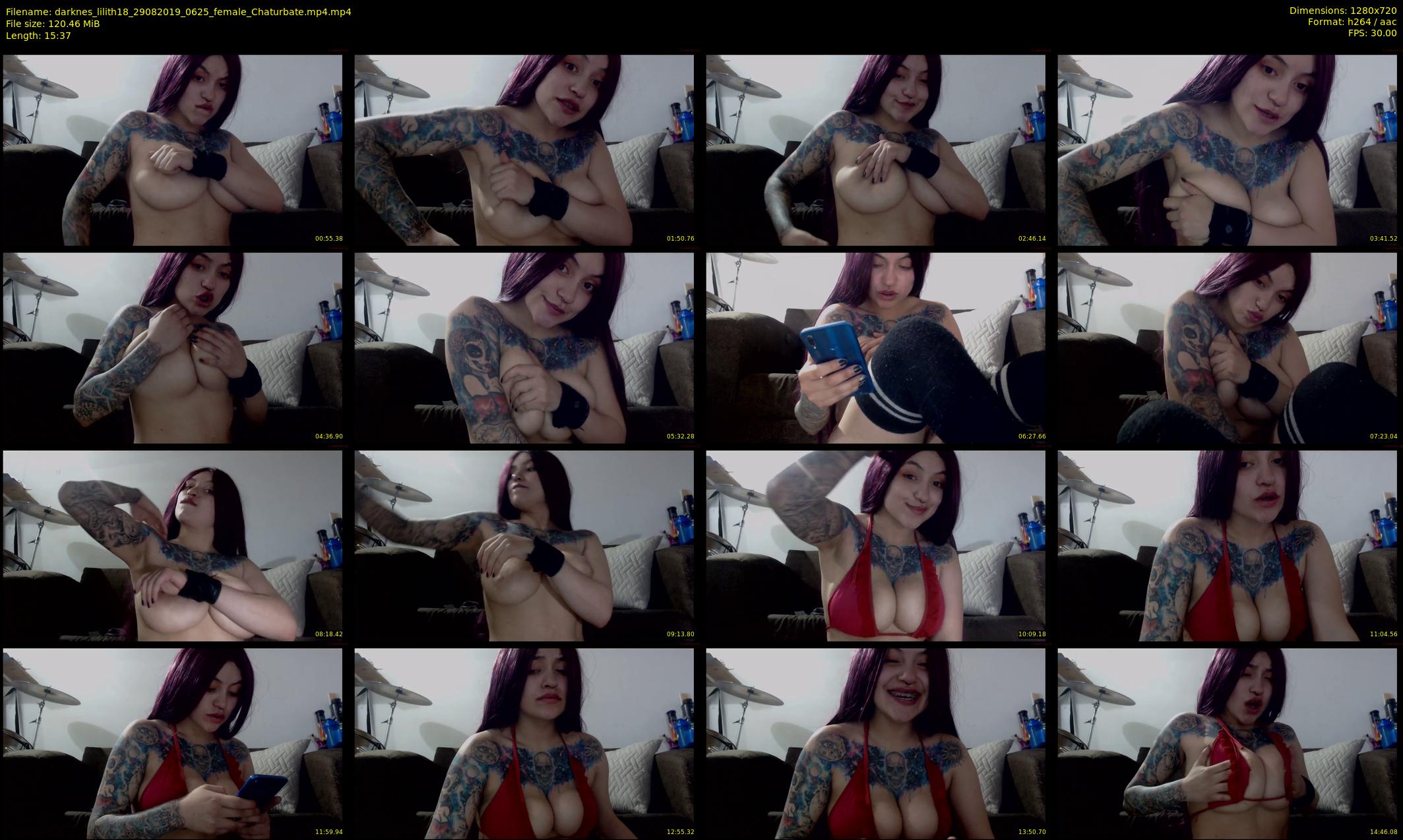 darknes_lilith18 — 16 minute Chaturbate female cam show recording, 720p, Aug 29, 2019