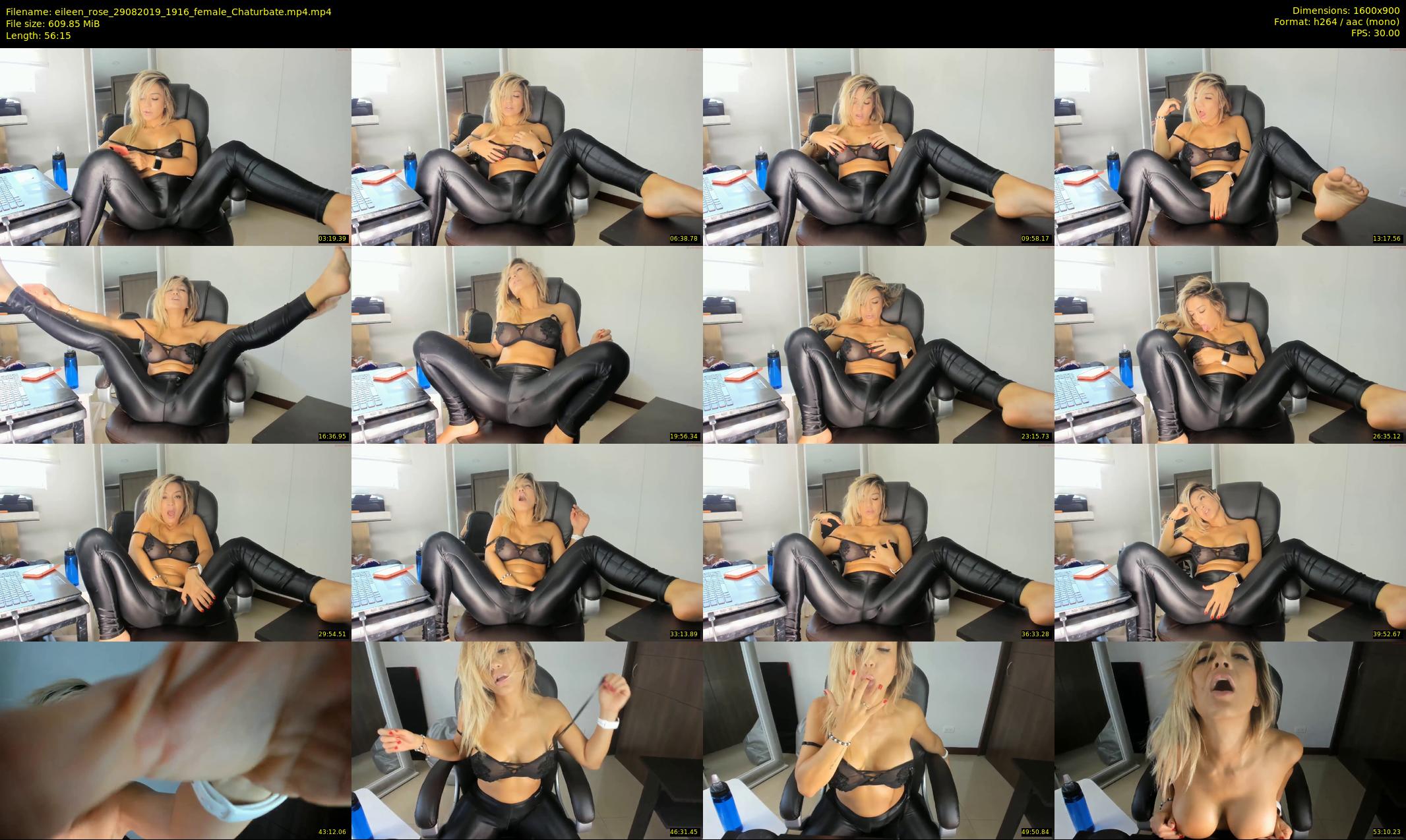 eileen_rose — 57 minute Chaturbate female cam show recording, 720p, Aug 29, 2019