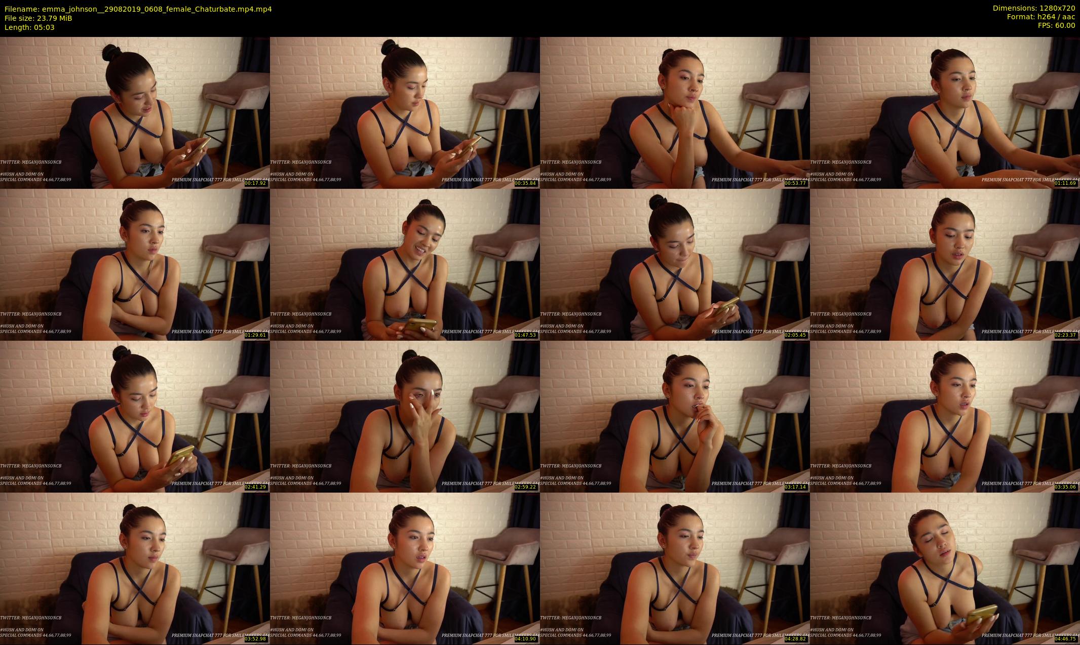 emma_johnson_ — 6 minute Chaturbate female cam show recording, 720p, Aug 29, 2019