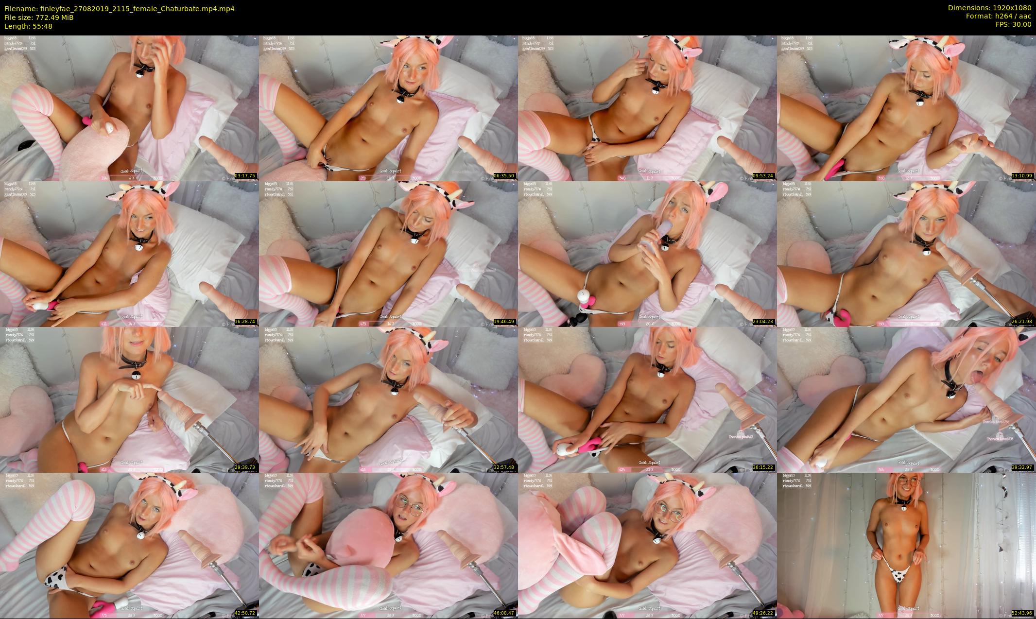 finleyfae — 56 minute Chaturbate female cam show recording, 1080p, Aug 27, 2019