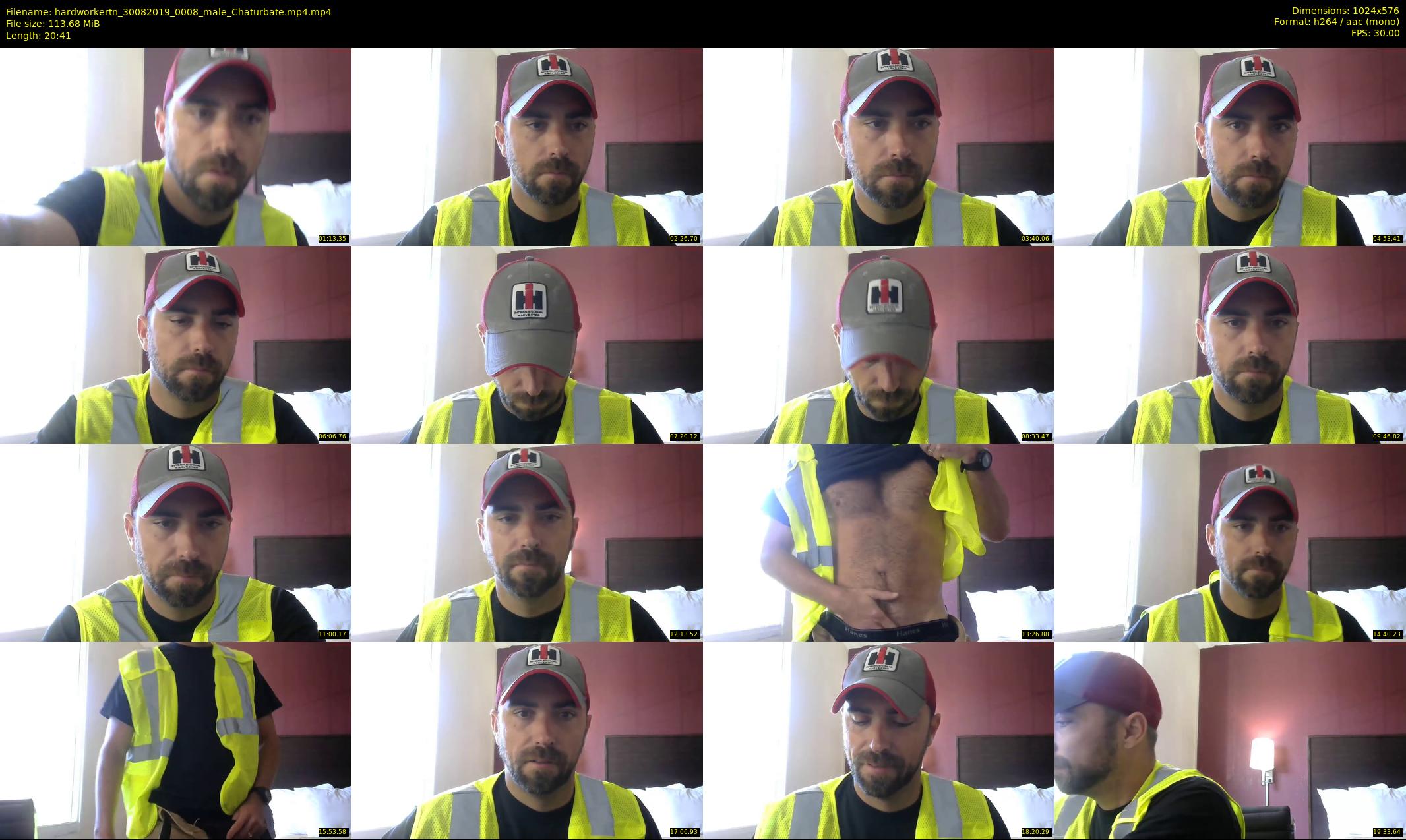 hardworkertn — 21 minute Chaturbate male cam show recording, 480p, Aug 30, 2019