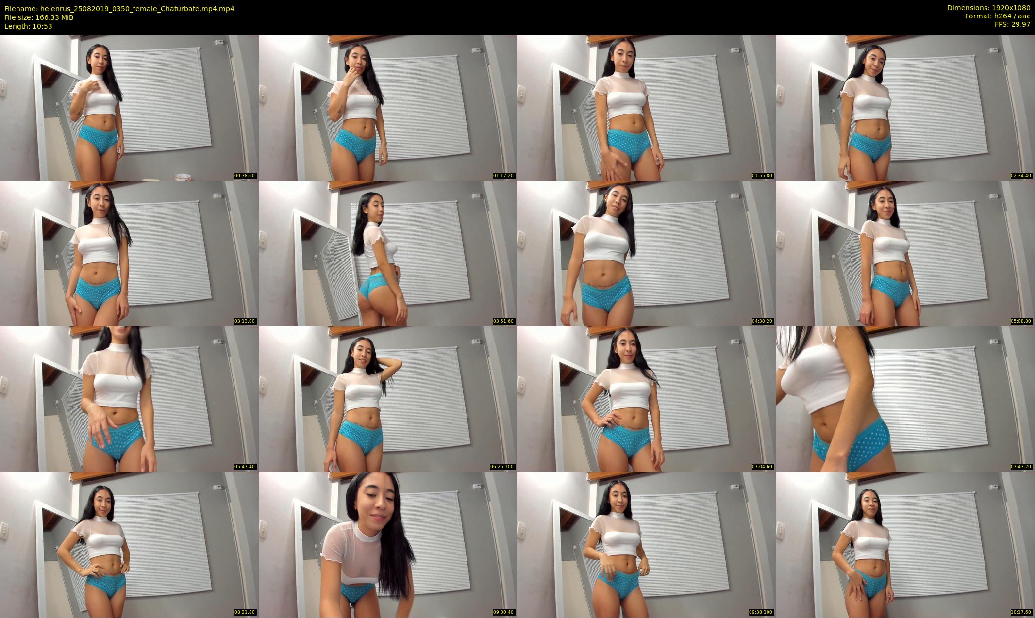 helenrus — 11 minute Chaturbate female cam show recording, 1080p, Aug 25, 2019