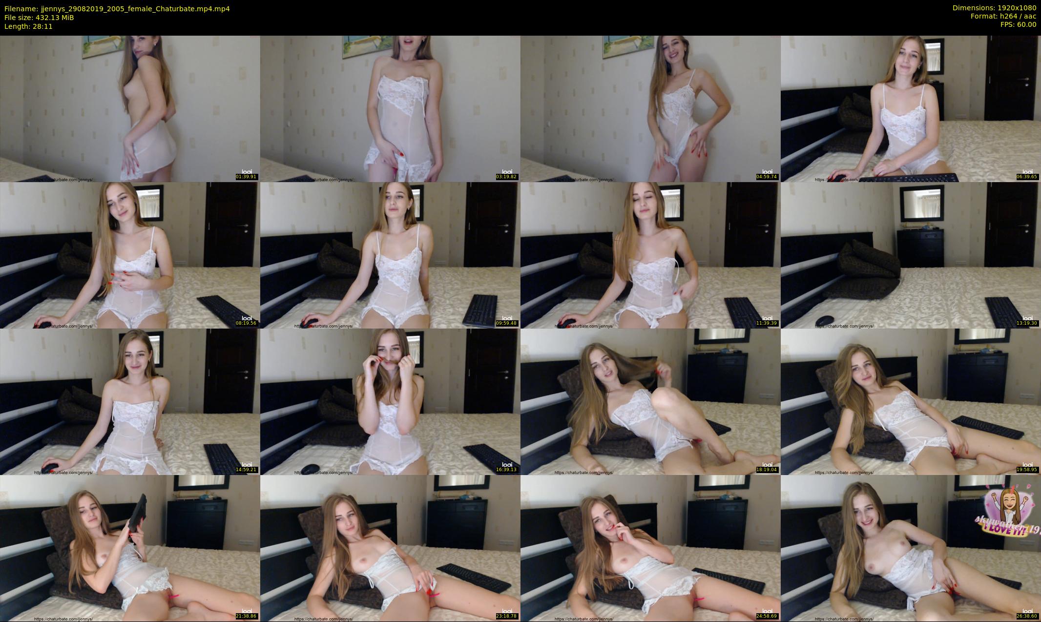 jjennys — 29 minute Chaturbate female cam show recording, 1080p, Aug 29, 2019