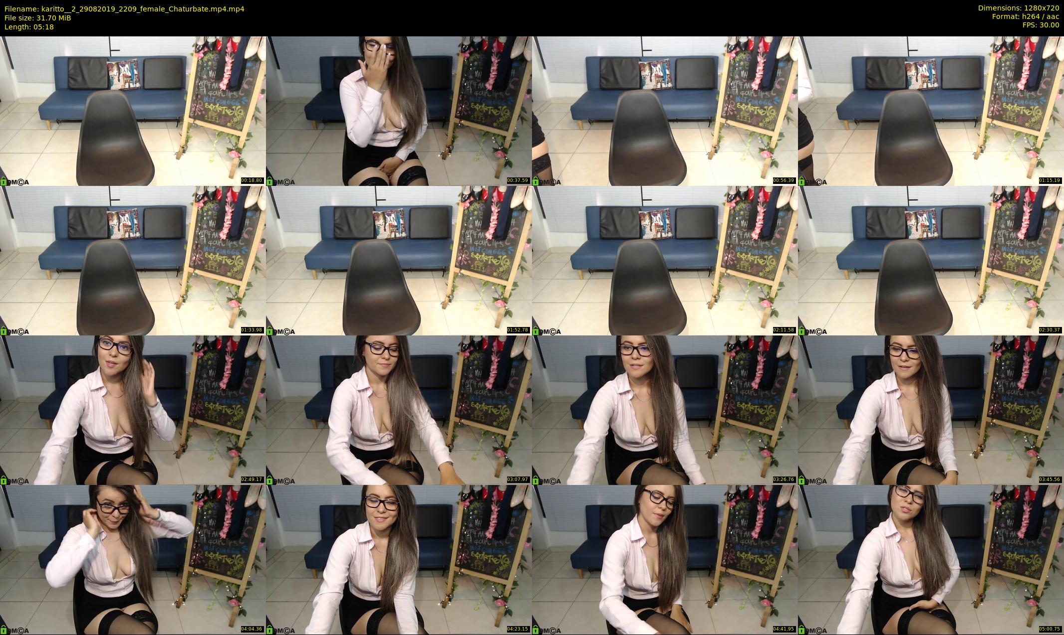 karitto__2 — 6 minute Chaturbate female cam show recording, 720p, Aug 29, 2019