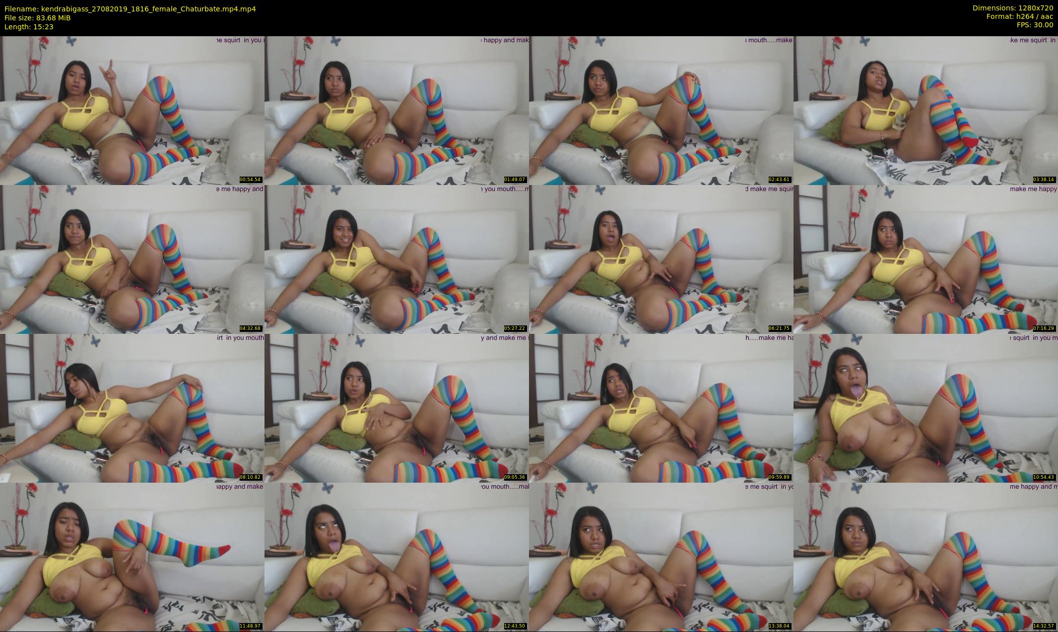 kendrabigass — 16 minute Chaturbate female cam show recording, 720p, Aug 27, 2019