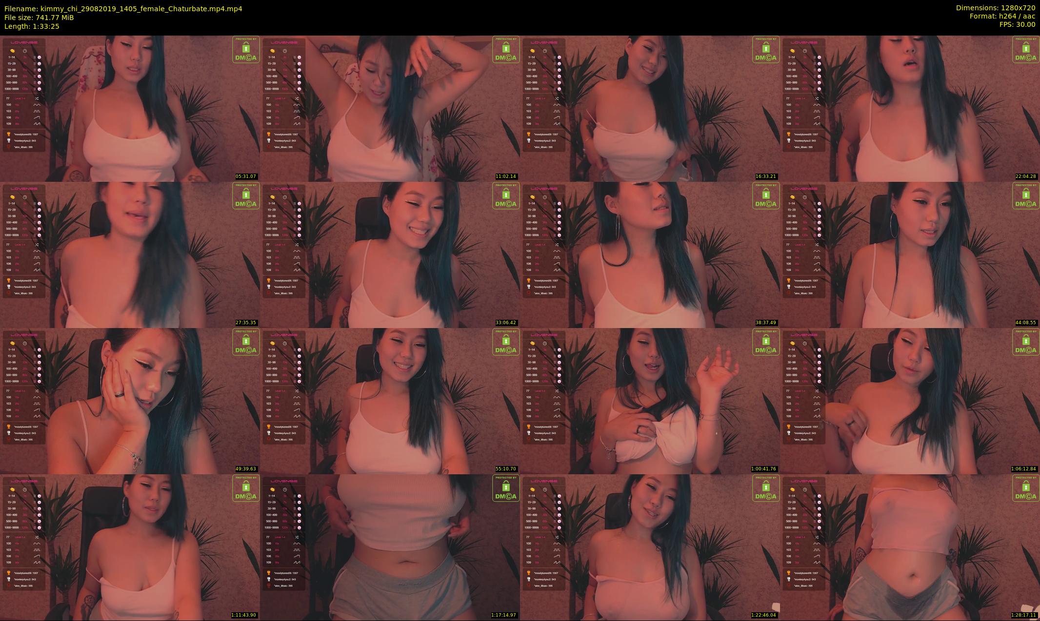 kimmy_chi — 94 minute Chaturbate female cam show recording, 720p, Aug 29, 2019