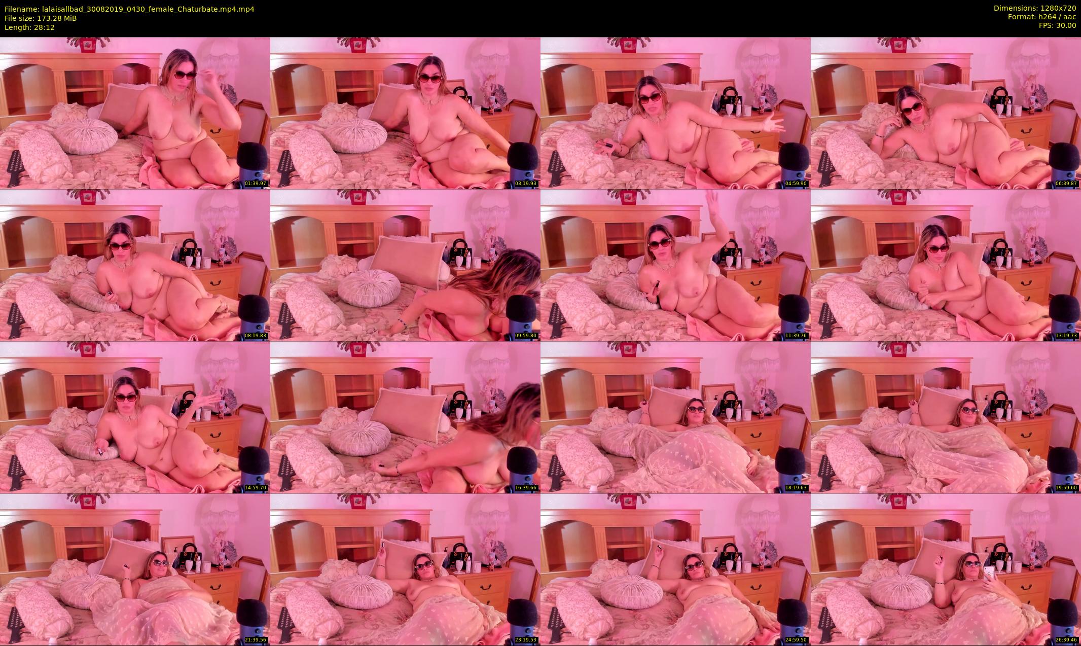lalaisallbad — 29 minute Chaturbate female cam show recording, 720p, Aug 30, 2019