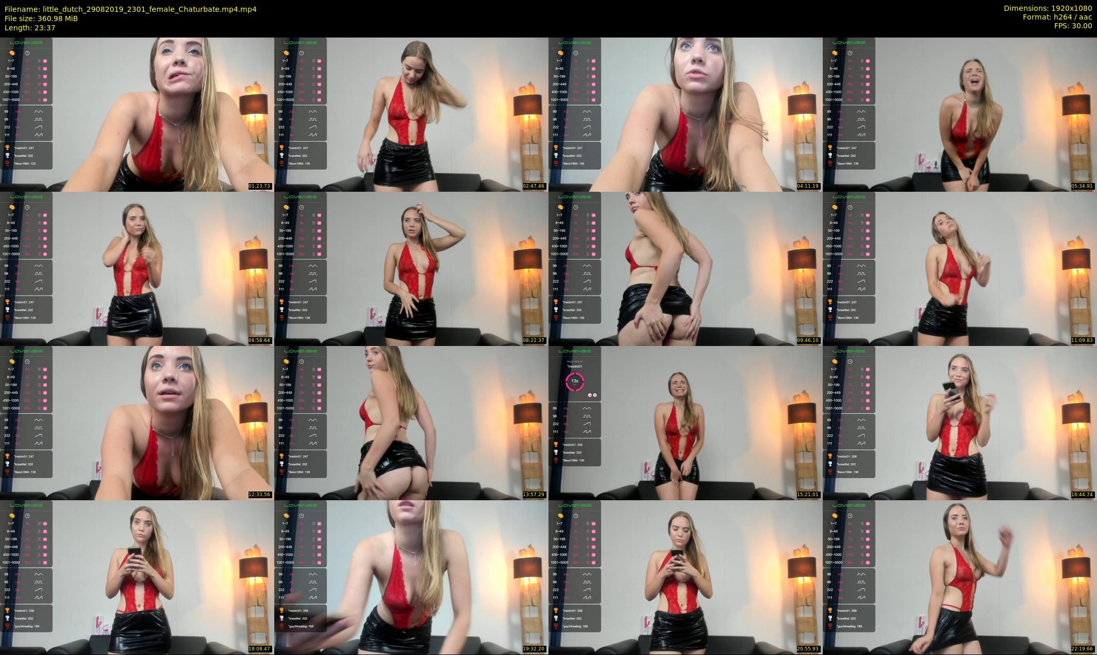 little_dutch — 24 minute Chaturbate female cam show recording, 1080p, Aug 29, 2019