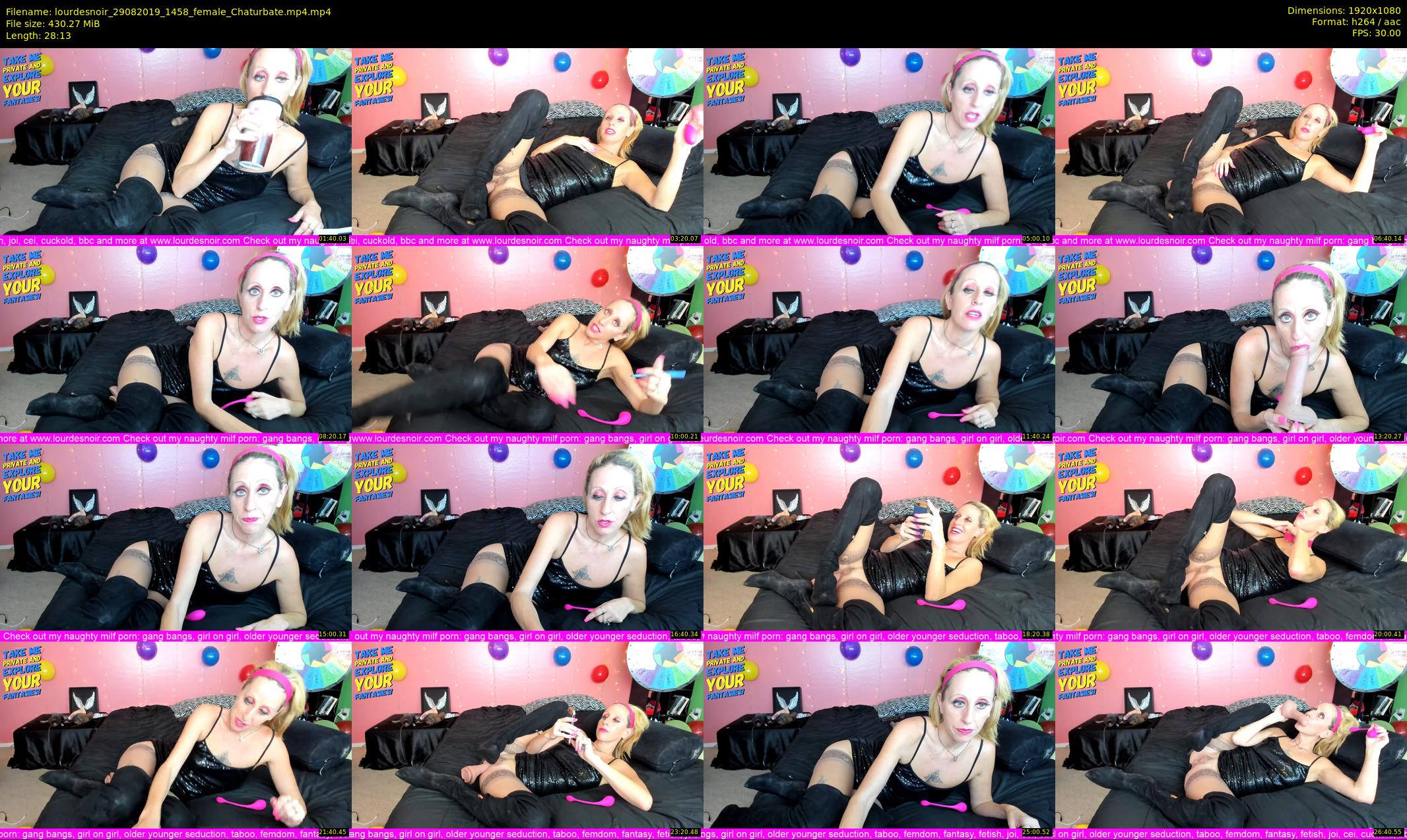 lourdesnoir — 29 minute Chaturbate female cam show recording, 1080p, Aug 29, 2019