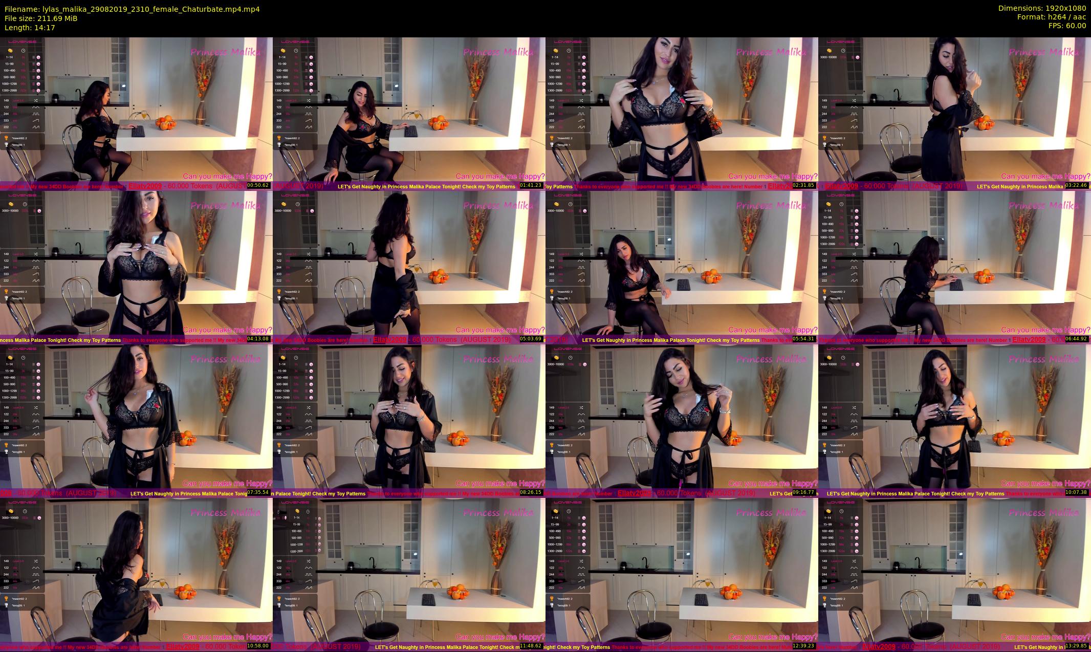 lylas_malika — 15 minute Chaturbate female cam show recording, 1080p, Aug 29, 2019