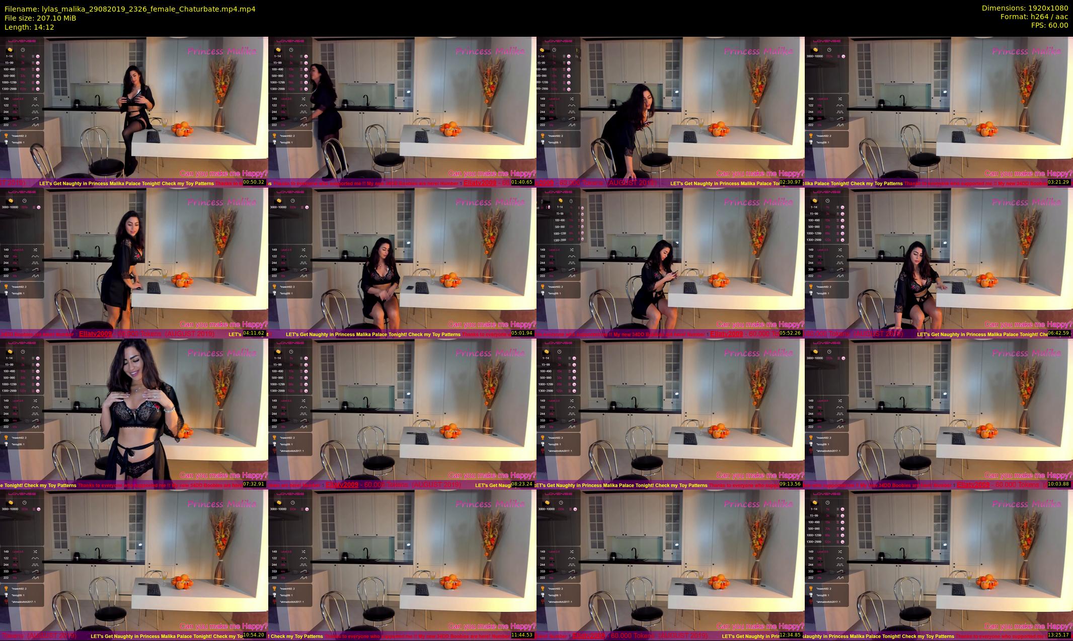 lylas_malika — 15 minute Chaturbate female cam show recording, 1080p, Aug 29, 2019