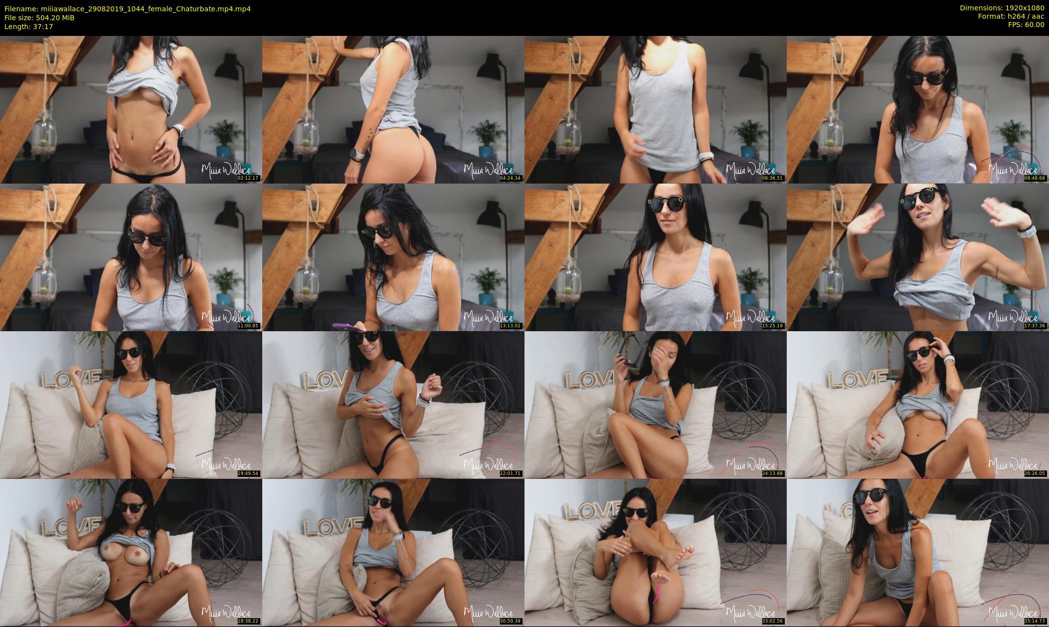 miiiawallace — 38 minute Chaturbate female cam show recording, 1080p, Aug 29, 2019