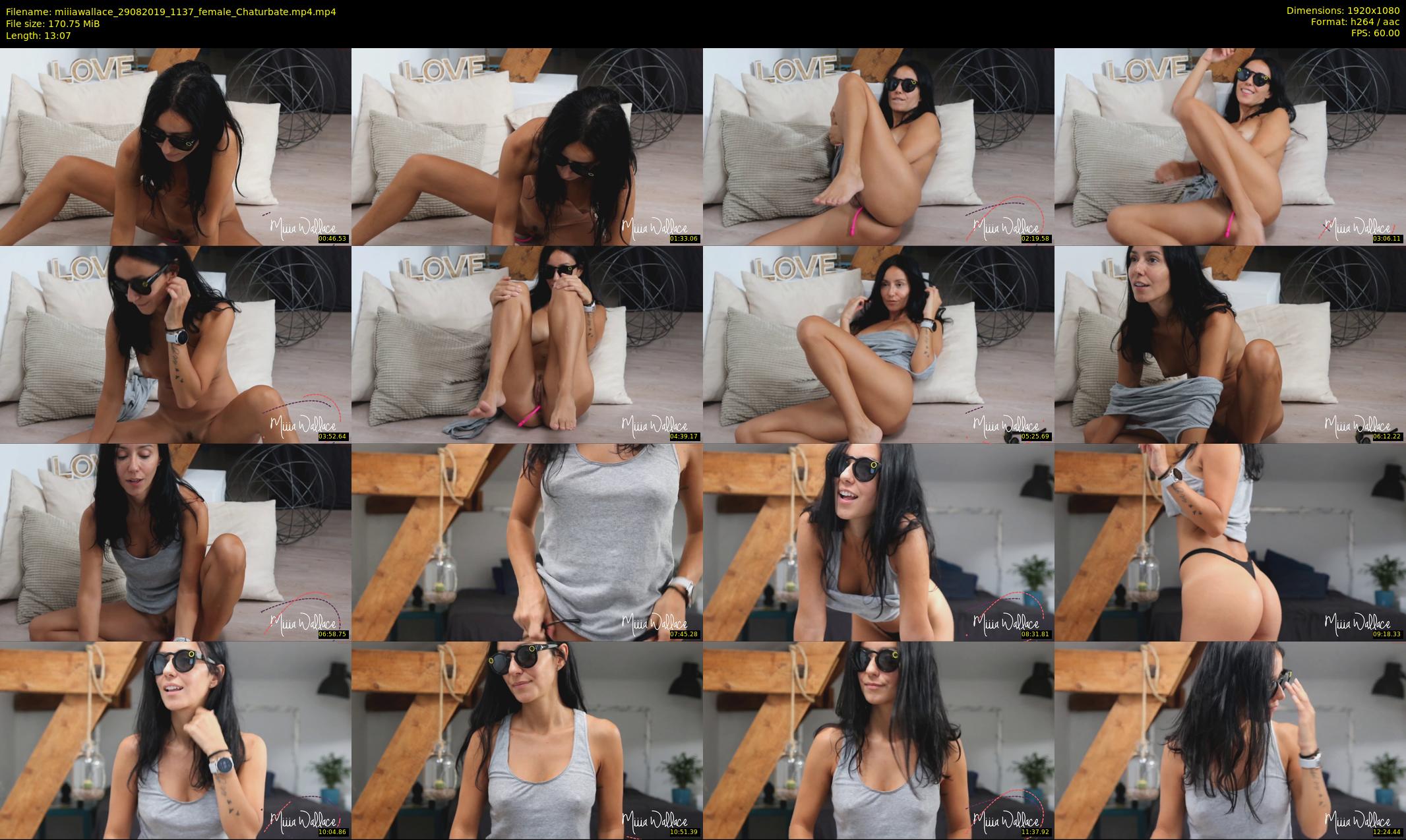 miiiawallace — 14 minute Chaturbate female cam show recording, 1080p, Aug 29, 2019