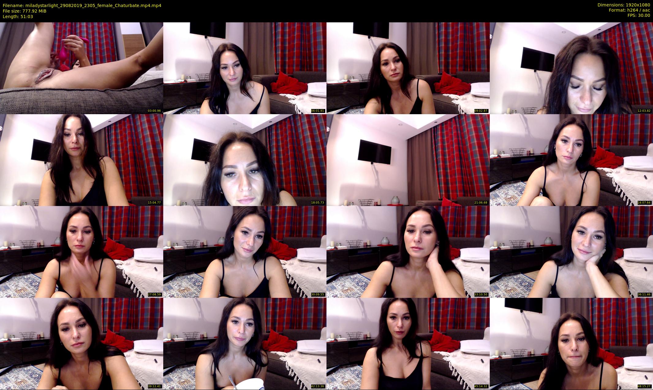 miladystarlight — 52 minute Chaturbate female cam show recording, 1080p, Aug 29, 2019