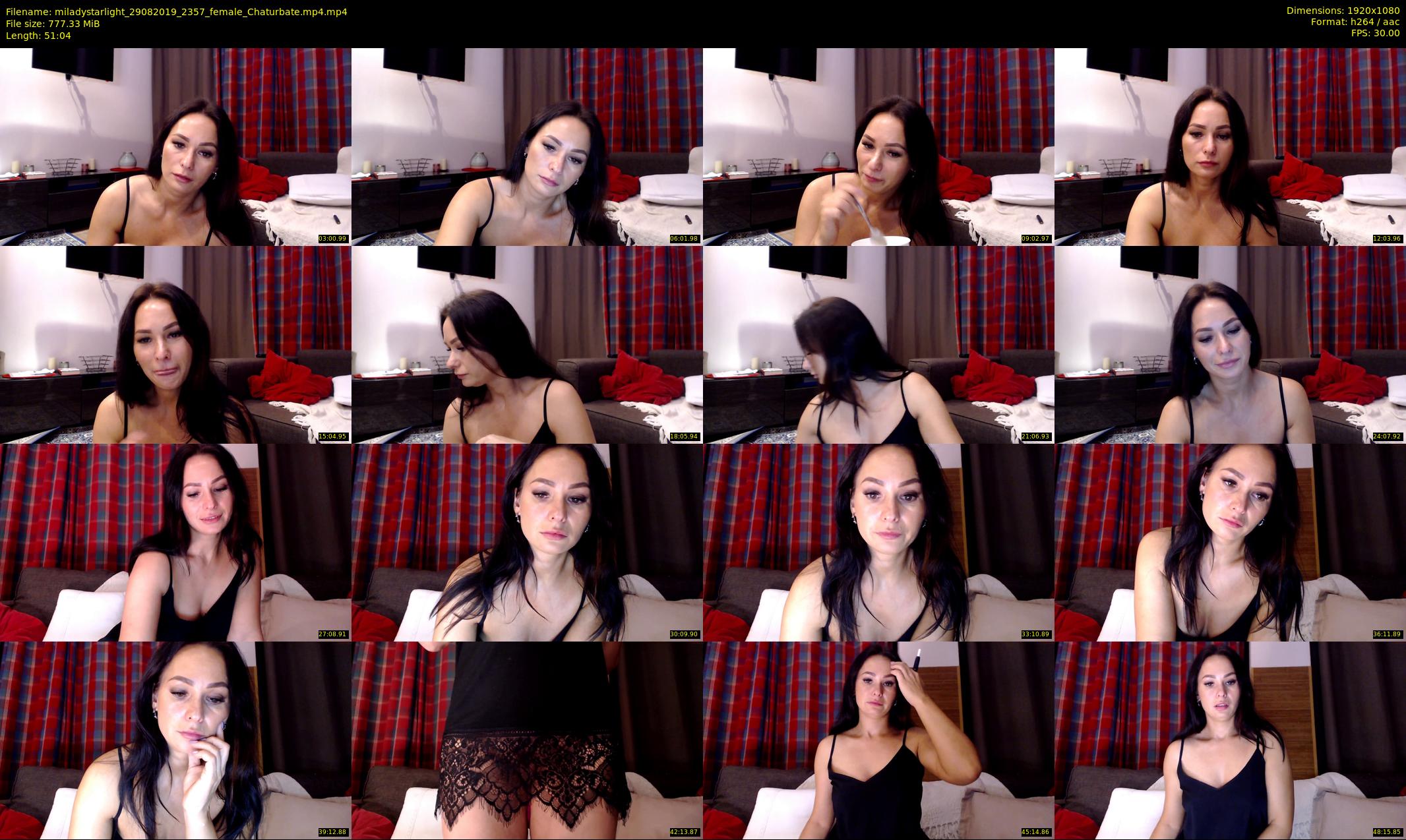 miladystarlight — 52 minute Chaturbate female cam show recording, 1080p, Aug 29, 2019
