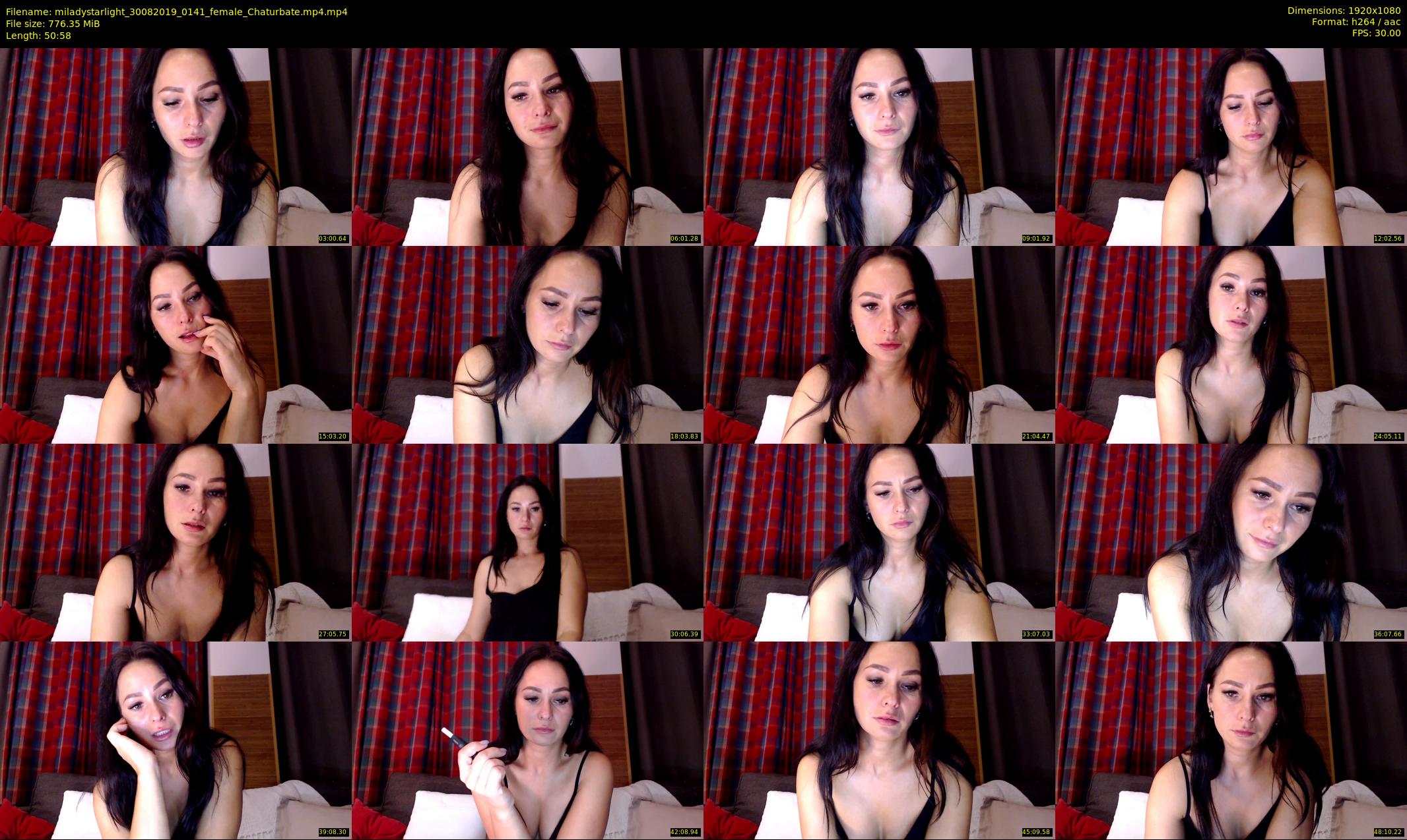miladystarlight — 51 minute Chaturbate female cam show recording, 1080p, Aug 30, 2019