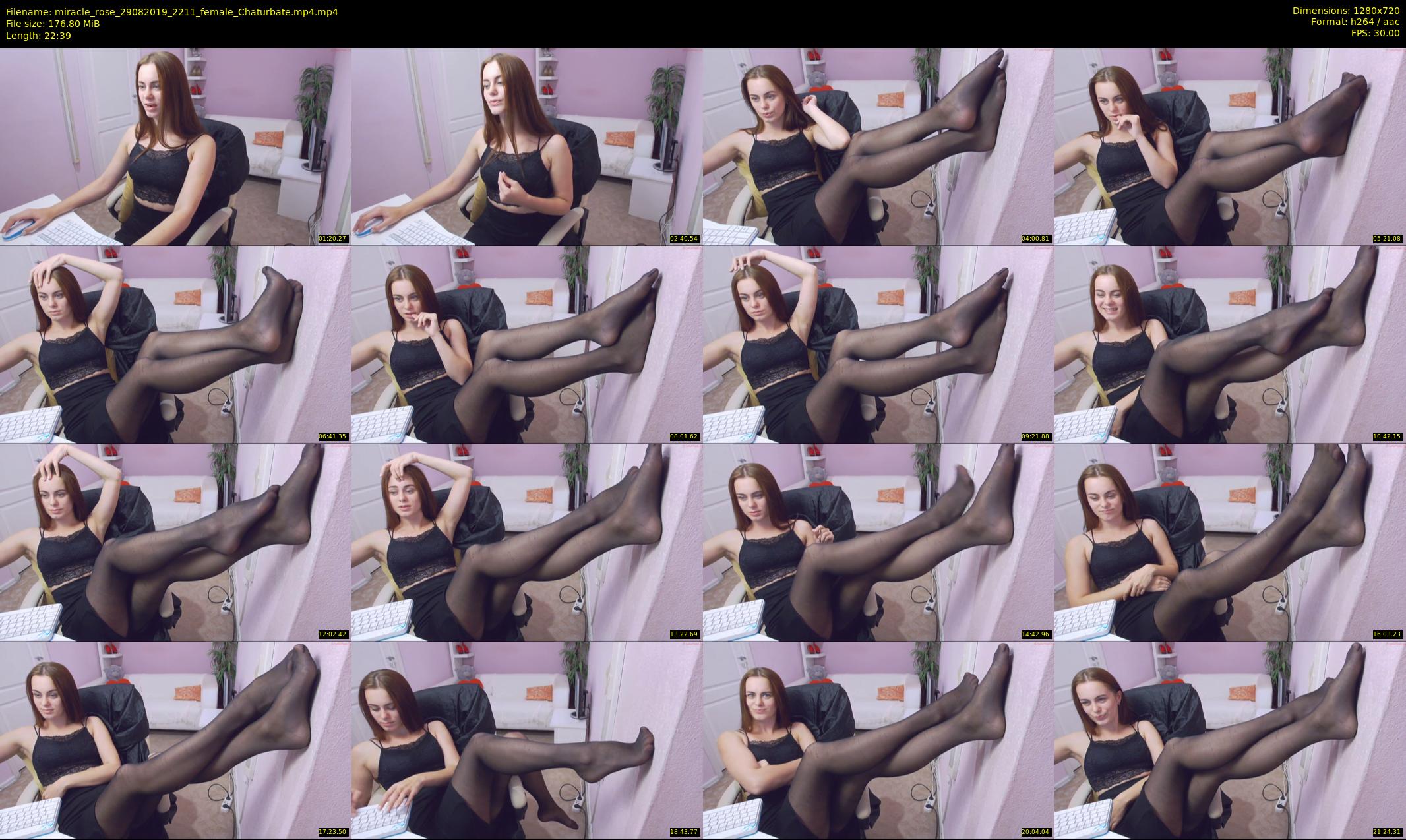 miracle_rose — 23 minute Chaturbate female cam show recording, 720p, Aug 29, 2019