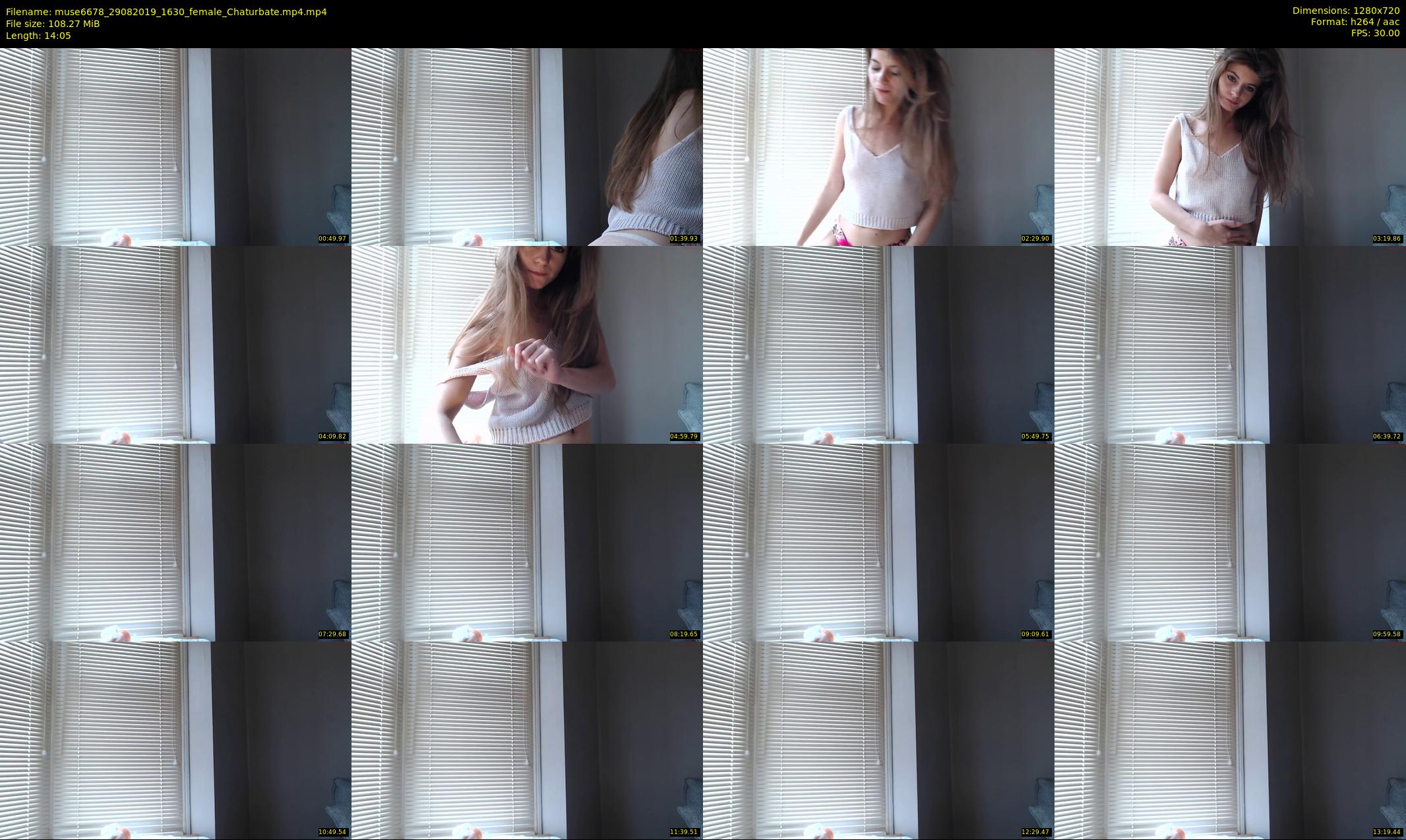 muse6678 — 15 minute Chaturbate female cam show recording, 720p, Aug 29, 2019