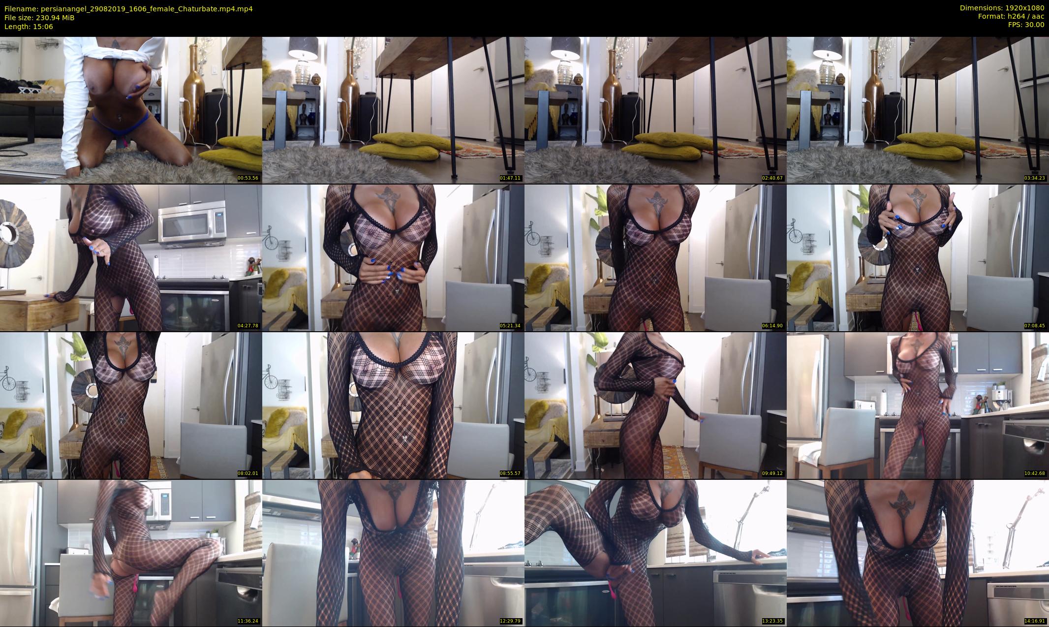 persianangel — 16 minute Chaturbate female cam show recording, 1080p, Aug 29, 2019