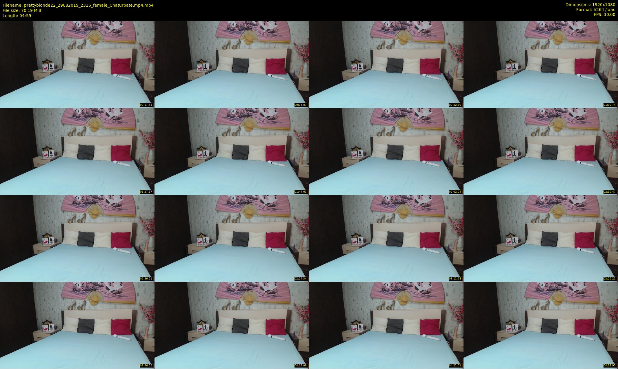 prettyblonde22 — 5 minute Chaturbate female cam show recording, 1080p, Aug 29, 2019