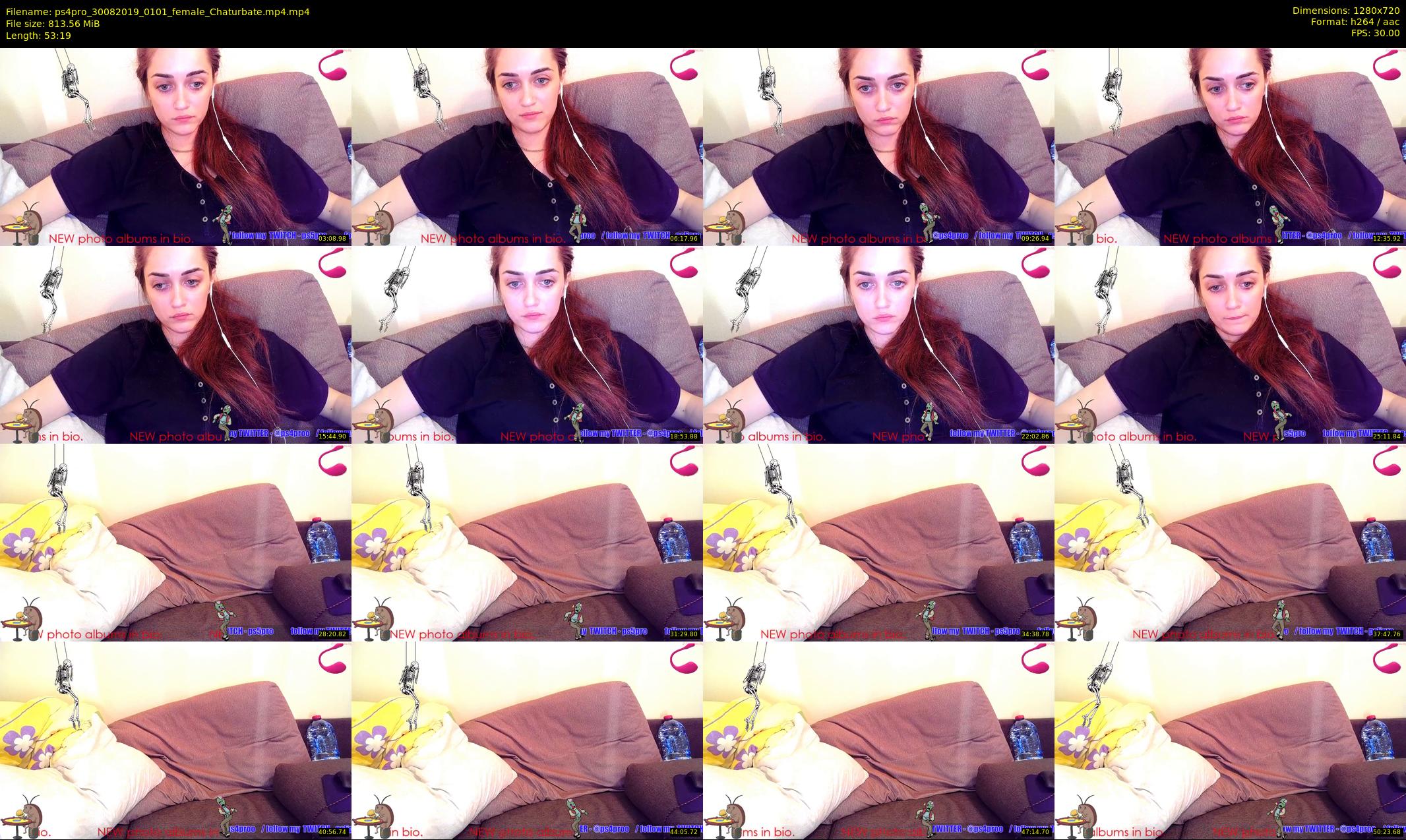 ps4pro — 54 minute Chaturbate female cam show recording, 720p, Aug 30, 2019