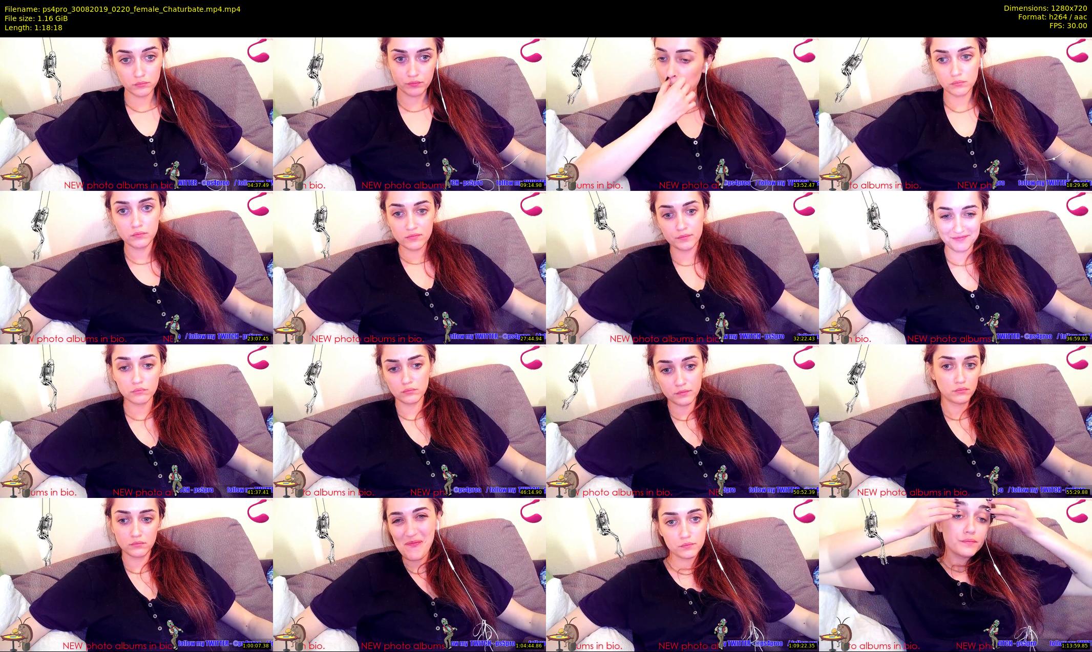 ps4pro — 79 minute Chaturbate female cam show recording, 720p, Aug 30, 2019