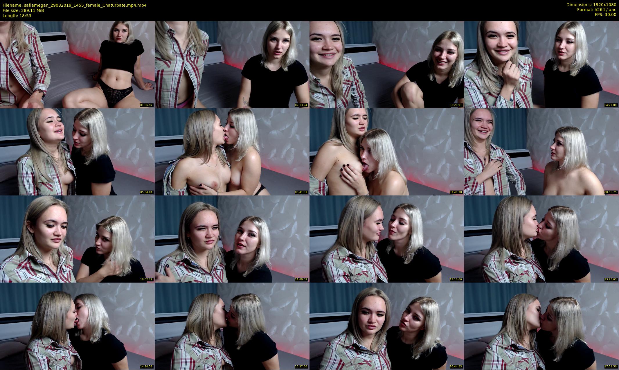 safiamegan — 19 minute Chaturbate couple cam show recording, 1080p, Aug 29, 2019