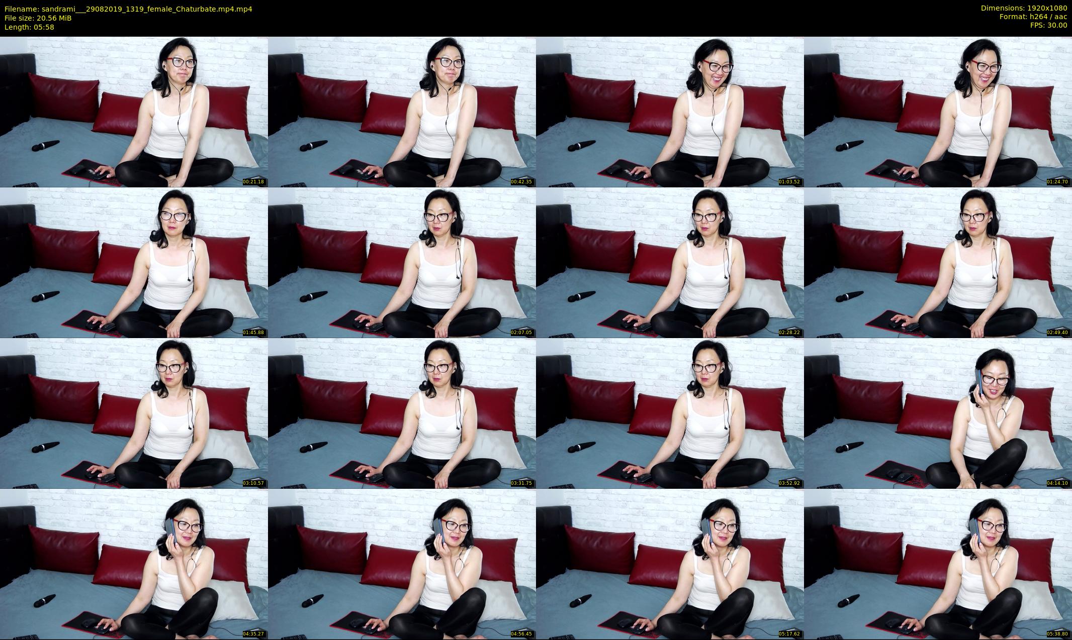 sandrami__ — 6 minute Chaturbate female cam show recording, 1080p, Aug 29, 2019