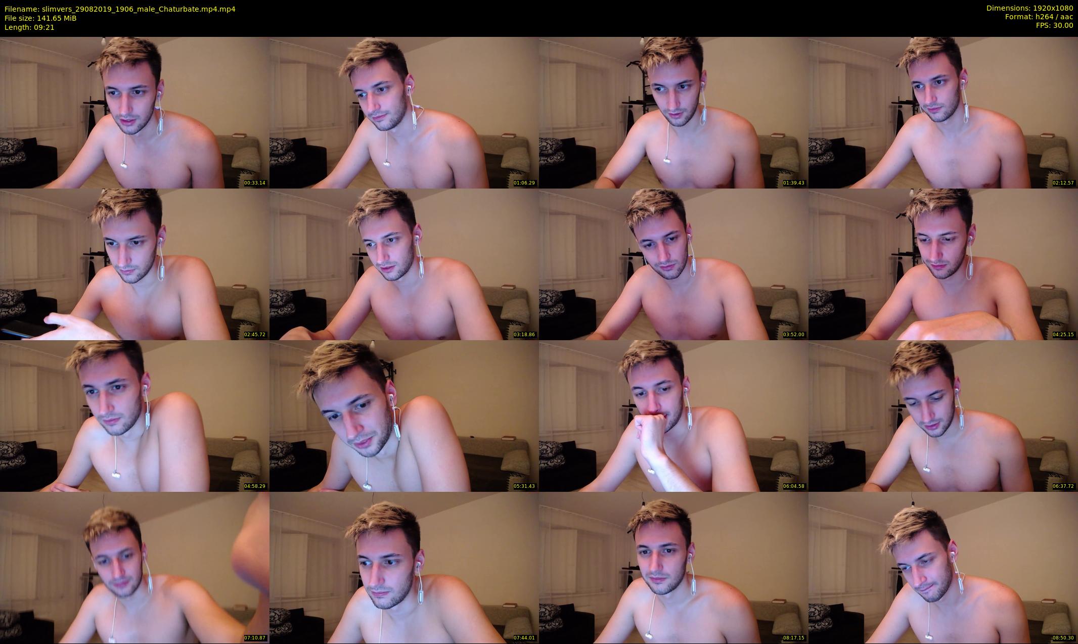 slimvers — 10 minute Chaturbate male cam show recording, 1080p, Aug 29, 2019