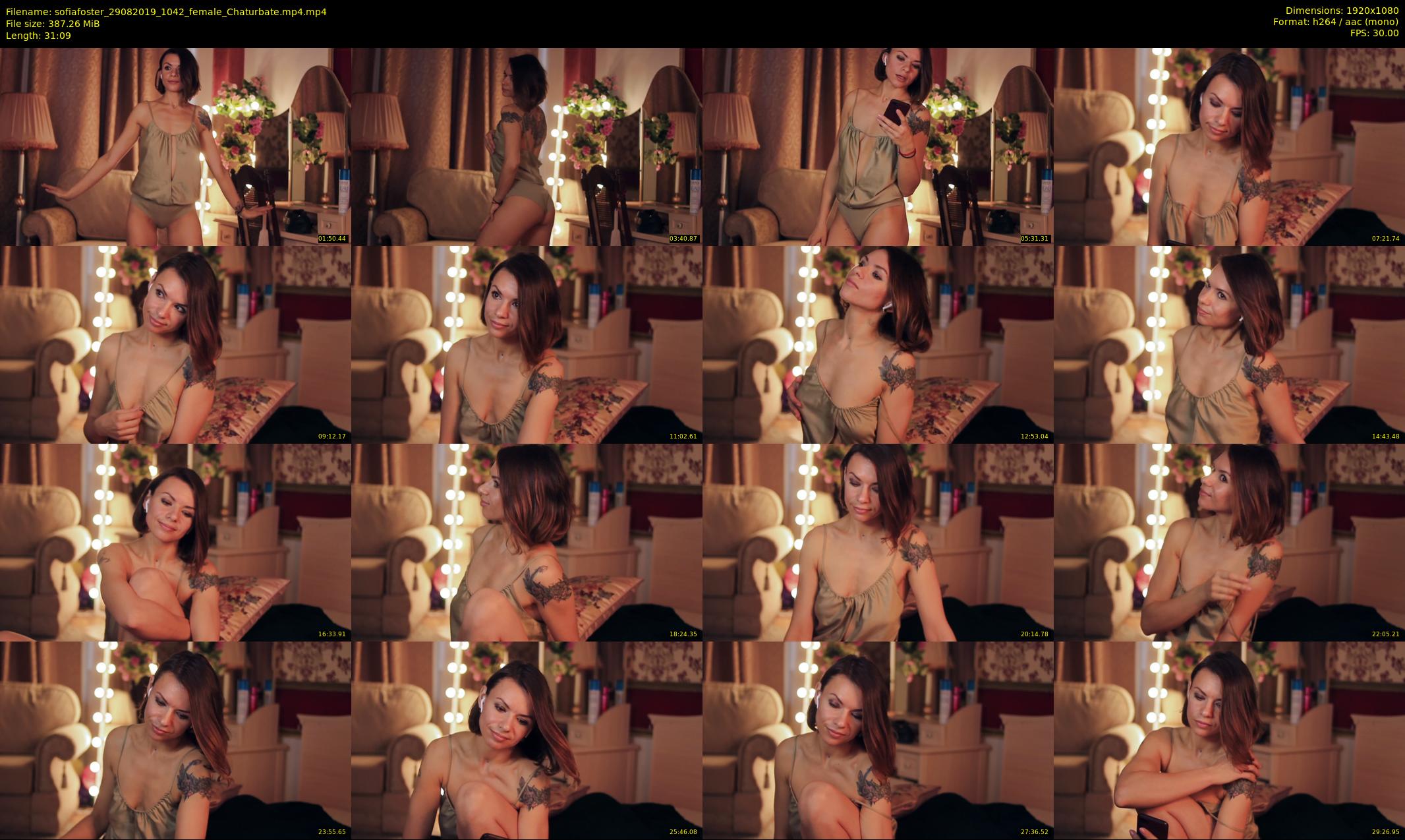 sofiafoster — 32 minute Chaturbate female cam show recording, 1080p, Aug 29, 2019
