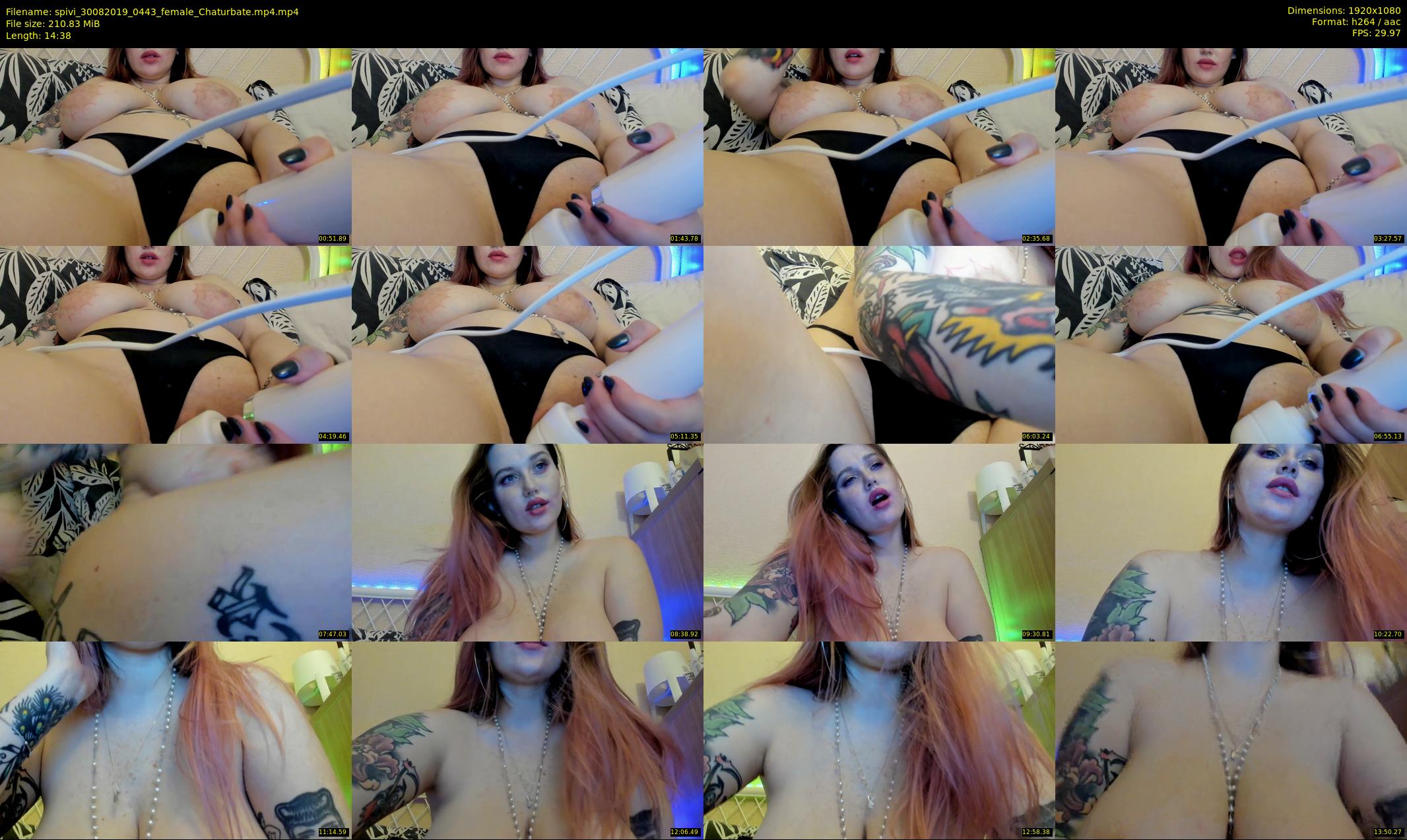 spivi — 15 minute Chaturbate female cam show recording, 1080p, Aug 30, 2019