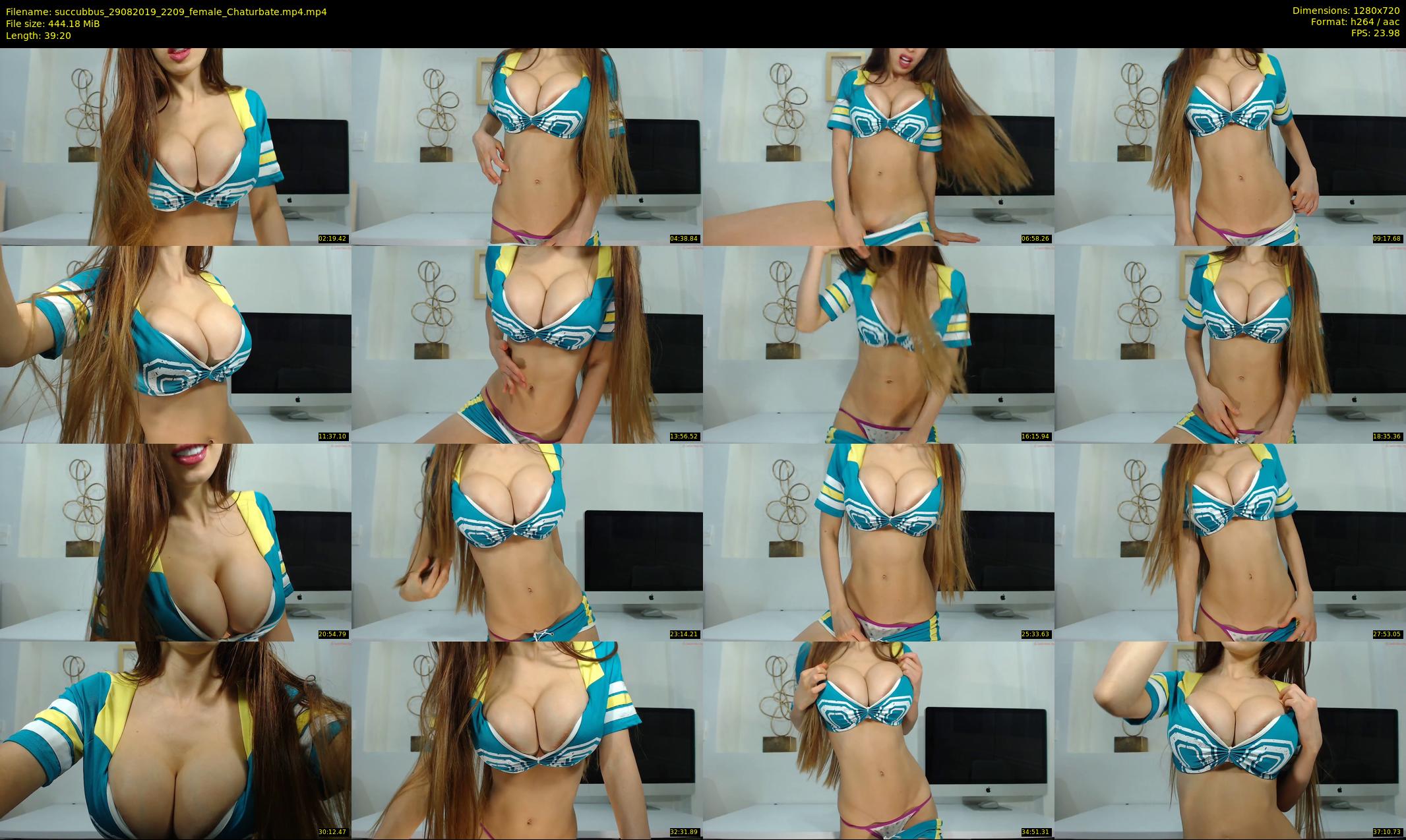 succubbus — 40 minute Chaturbate female cam show recording, 720p, Aug 29, 2019