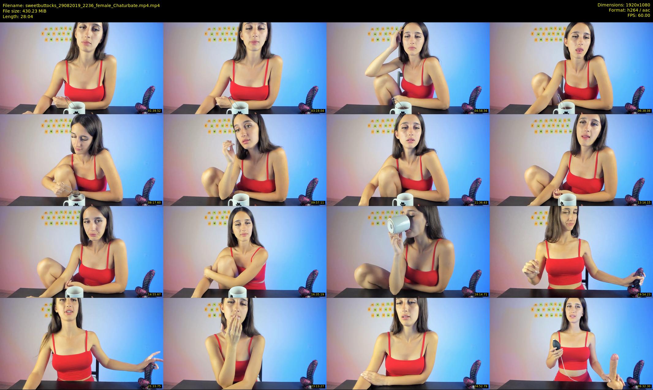 sweetbuttocks — 29 minute Chaturbate female cam show recording, 1080p, Aug 29, 2019