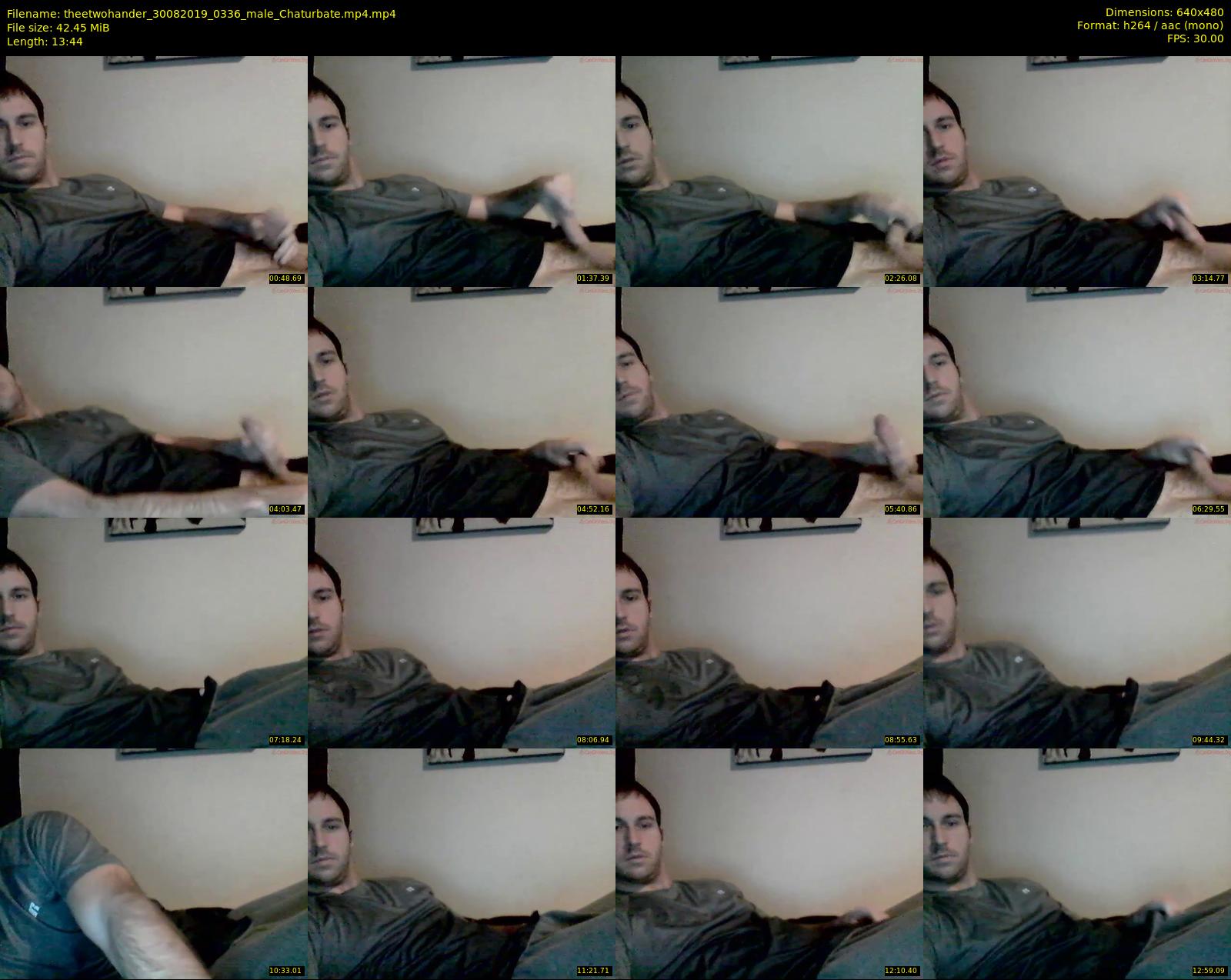 theetwohander — 14 minute Chaturbate male cam show recording, 480p, Aug 30, 2019
