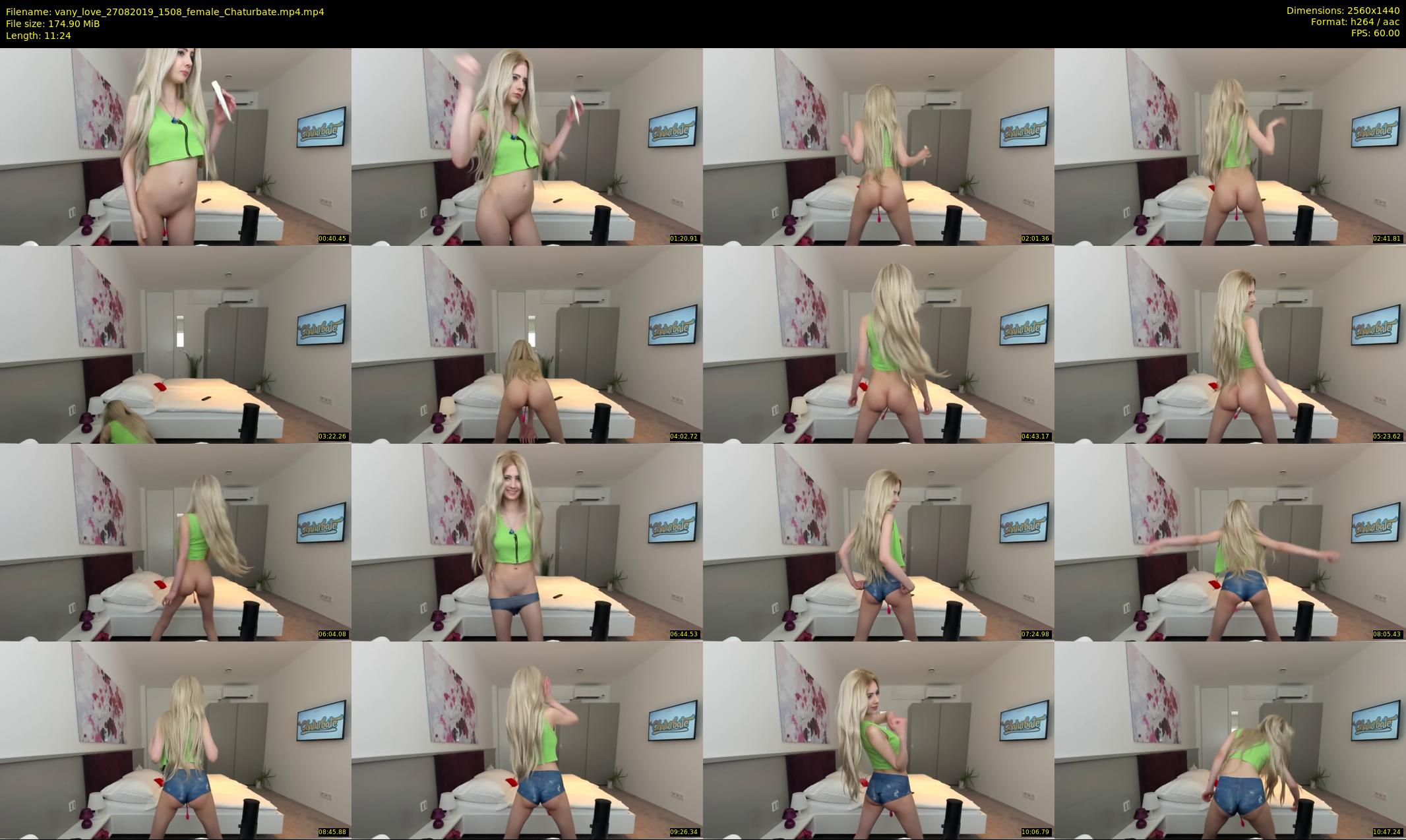 vany_love — 12 minute Chaturbate female cam show recording, 1080p, Aug 27, 2019